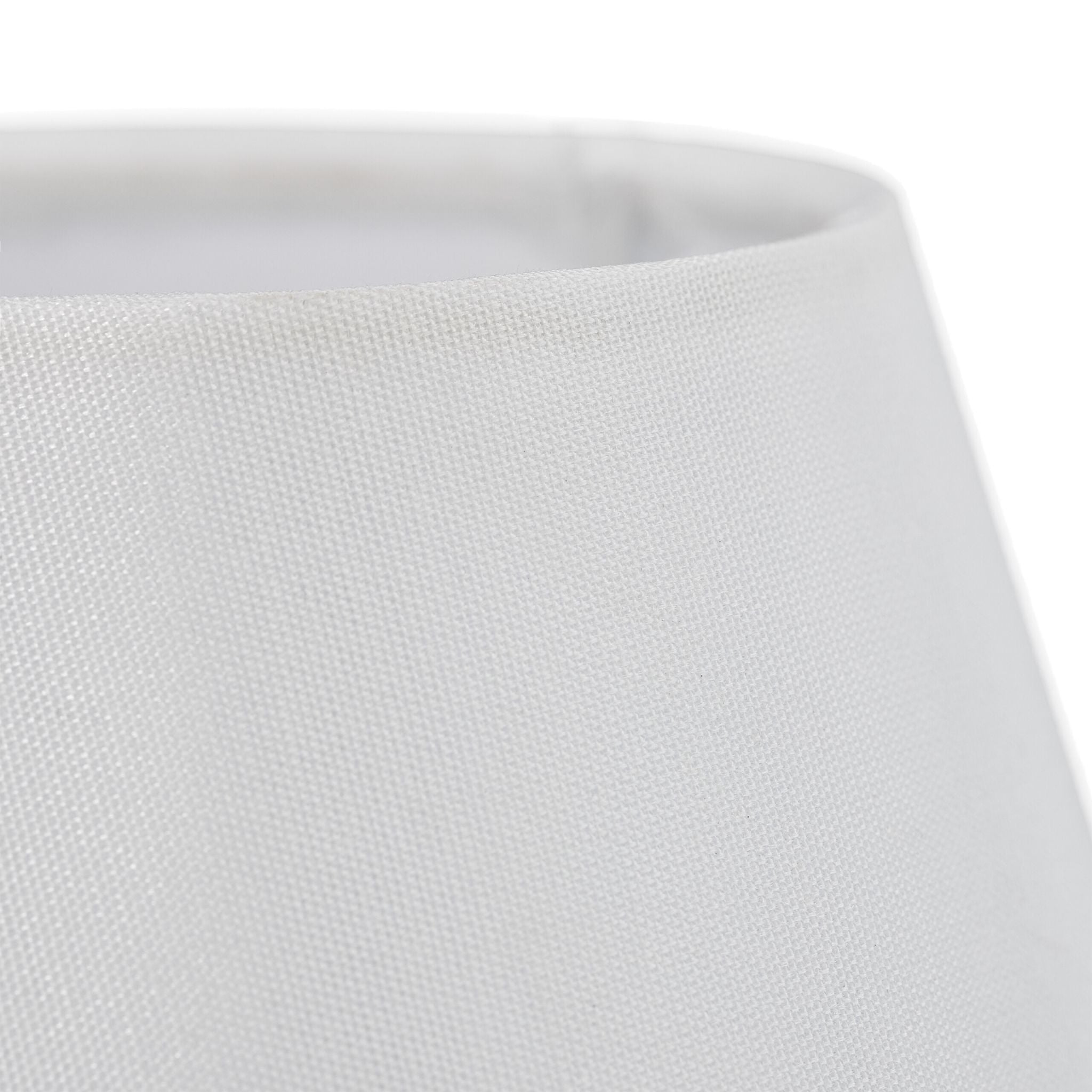 Wandlampe mit Schirm 2er-Set Weiss-Silber von Relaxdays