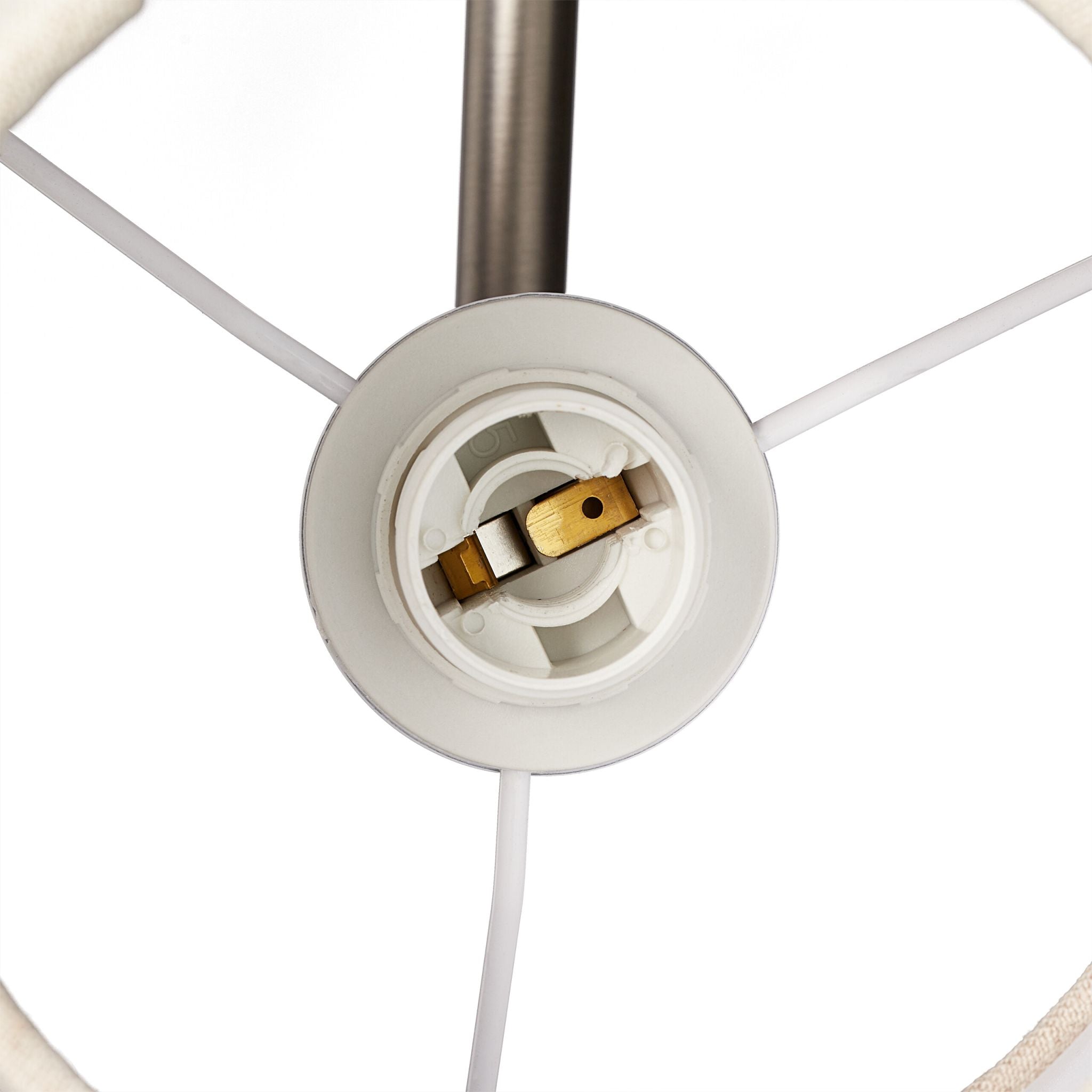 Wandlampe Vintage 2er-Set Beige-Gold-Silber von Relaxdays
