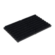 Schuhabstreifer in Schwarz Schwarz
