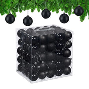Weihnachtskugeln im 100er-Set Schwarz-Silber von guteszeug.ch