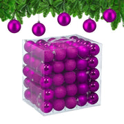 Weihnachtskugeln im 100er-Set Pink-Silber von Relaxdays