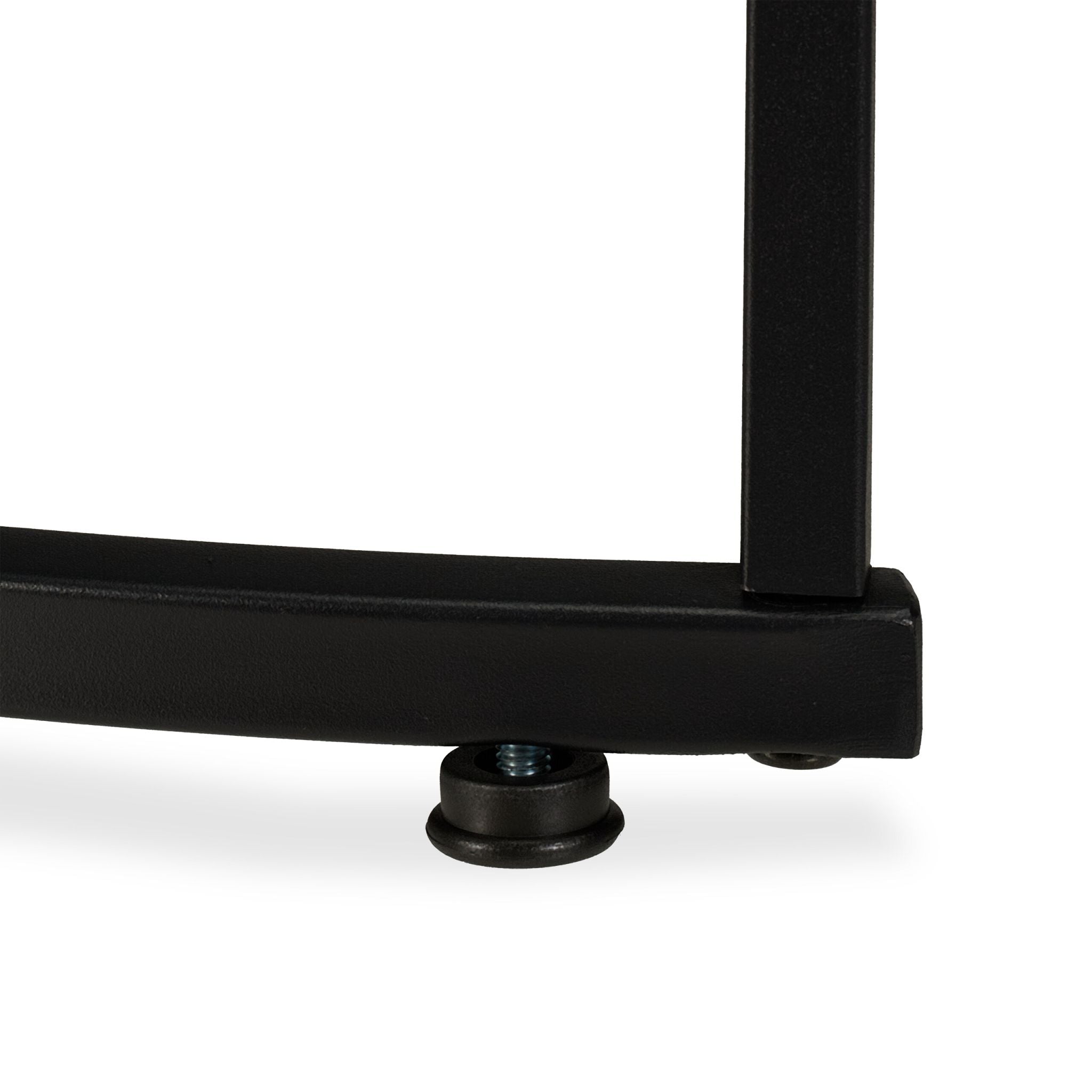 Satztisch 2er-Set Glas & Metall Schwarz-Transparent von Relaxdays