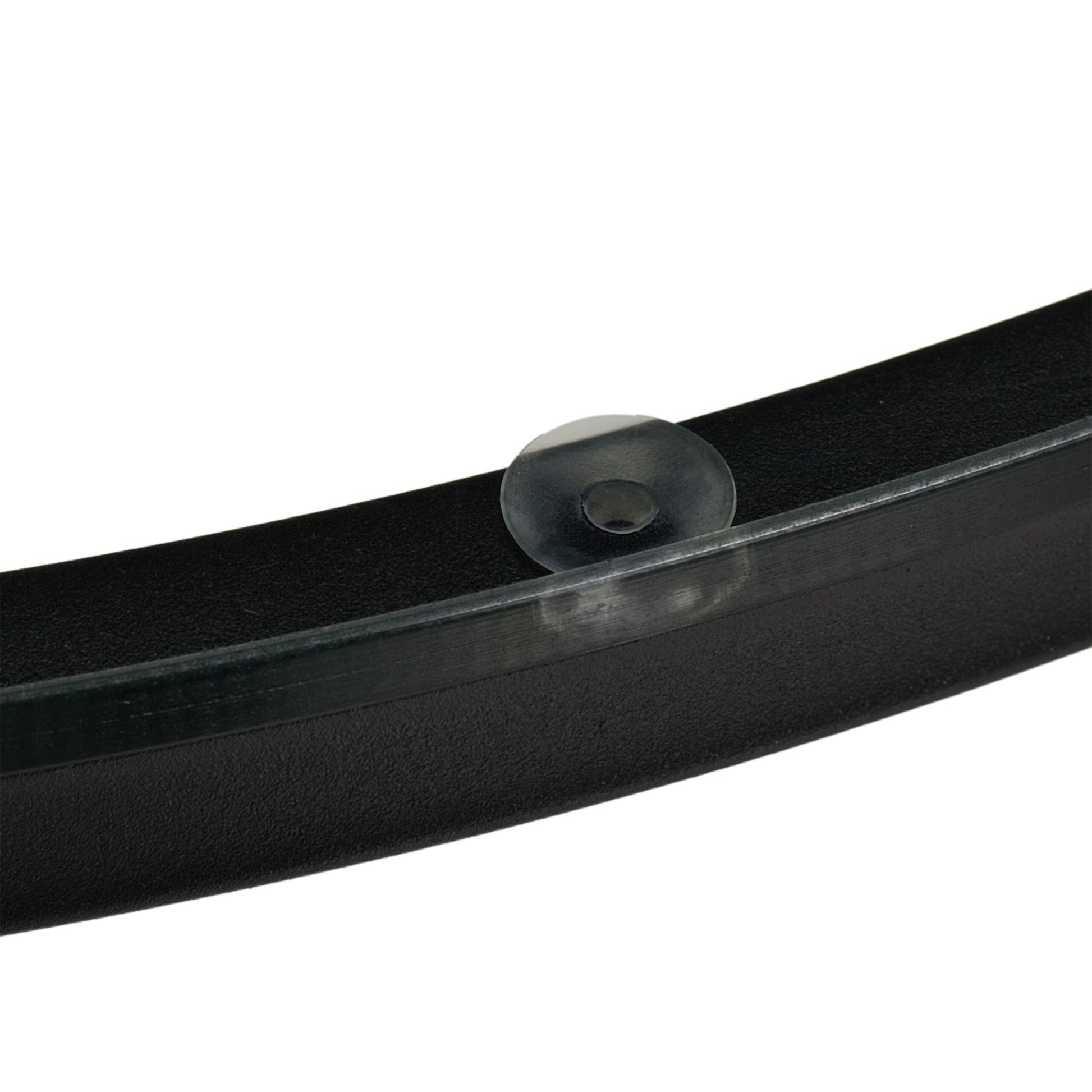 Satztisch 2er-Set Glas & Metall Schwarz-Transparent von Relaxdays