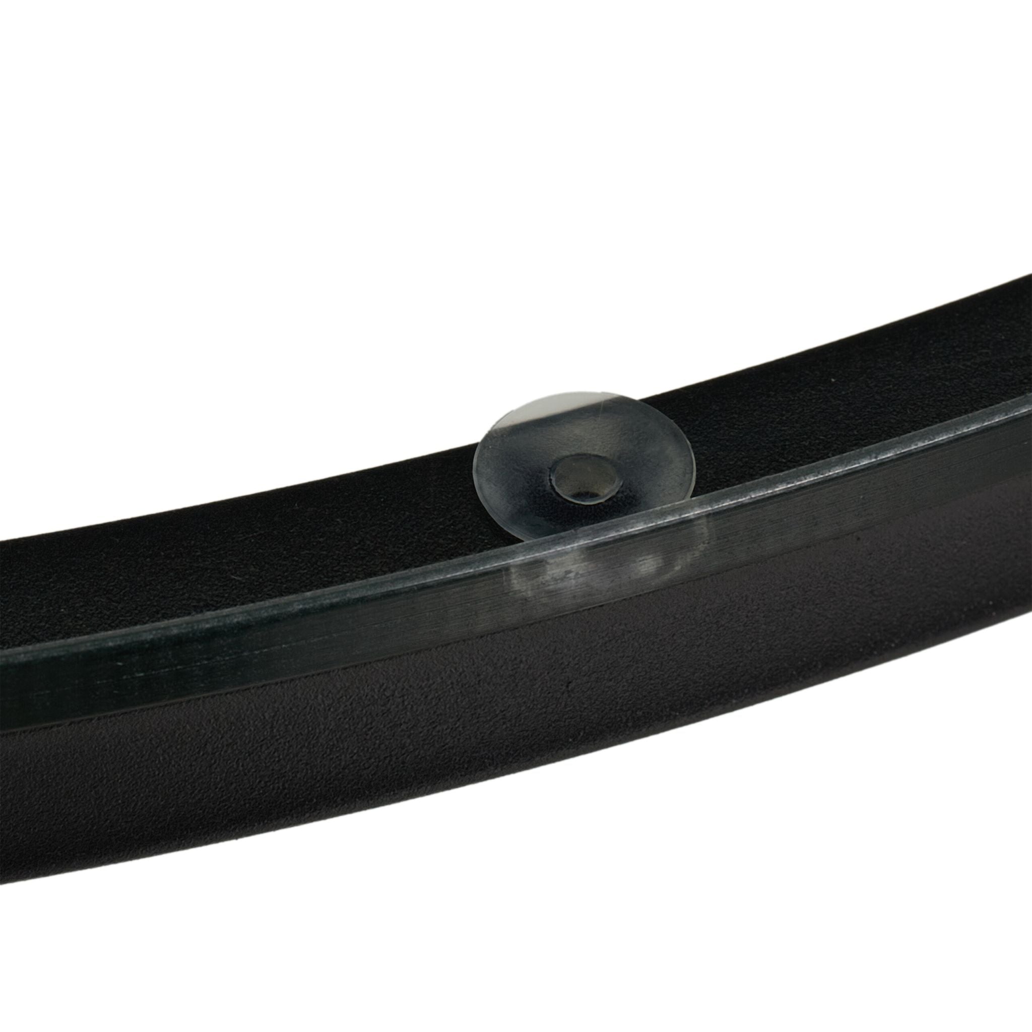 Satztisch 2er-Set Glas & Metall Schwarz-Transparent von Relaxdays