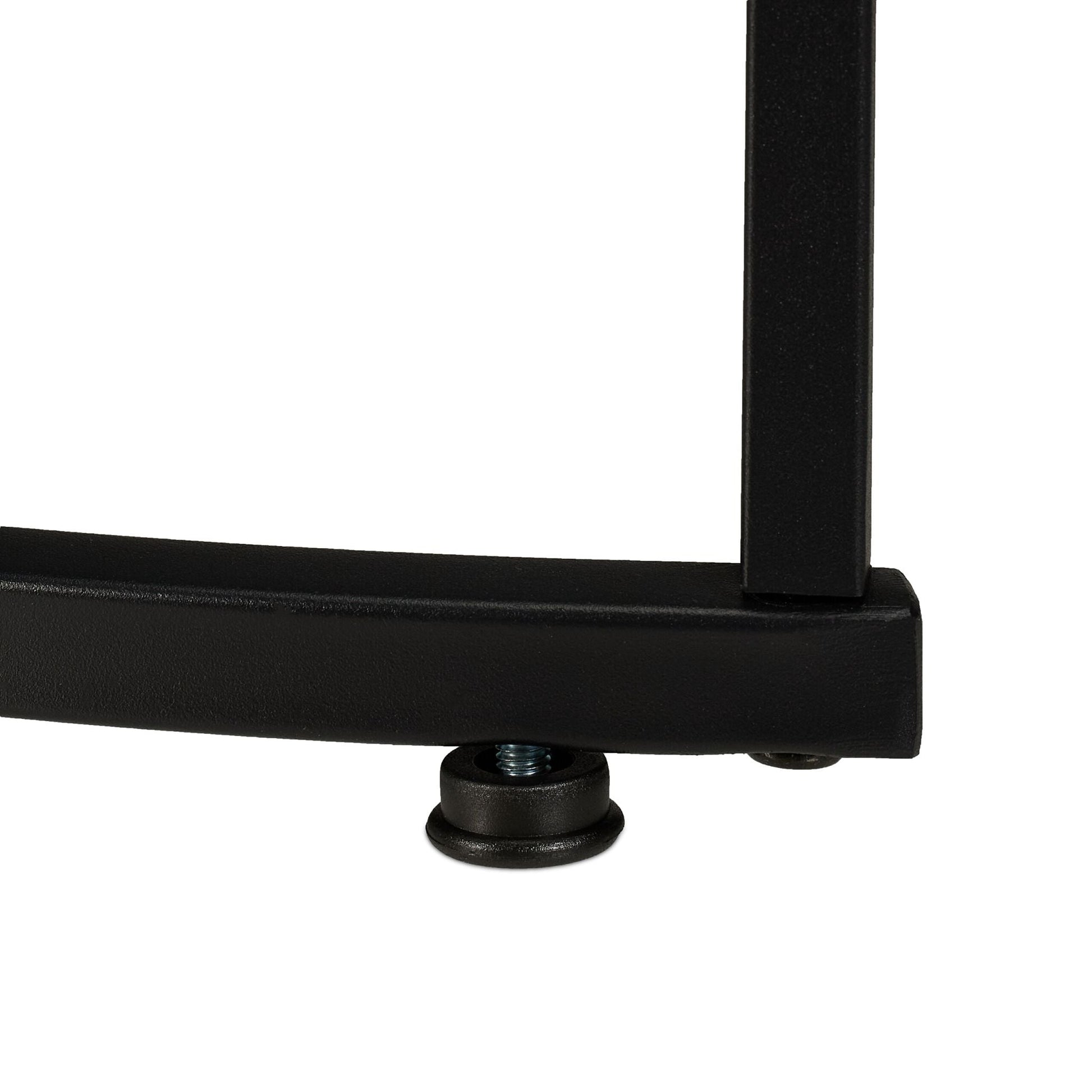 Satztisch 2er-Set Industrial-Design Dunkelbraun-Schwarz von Relaxdays