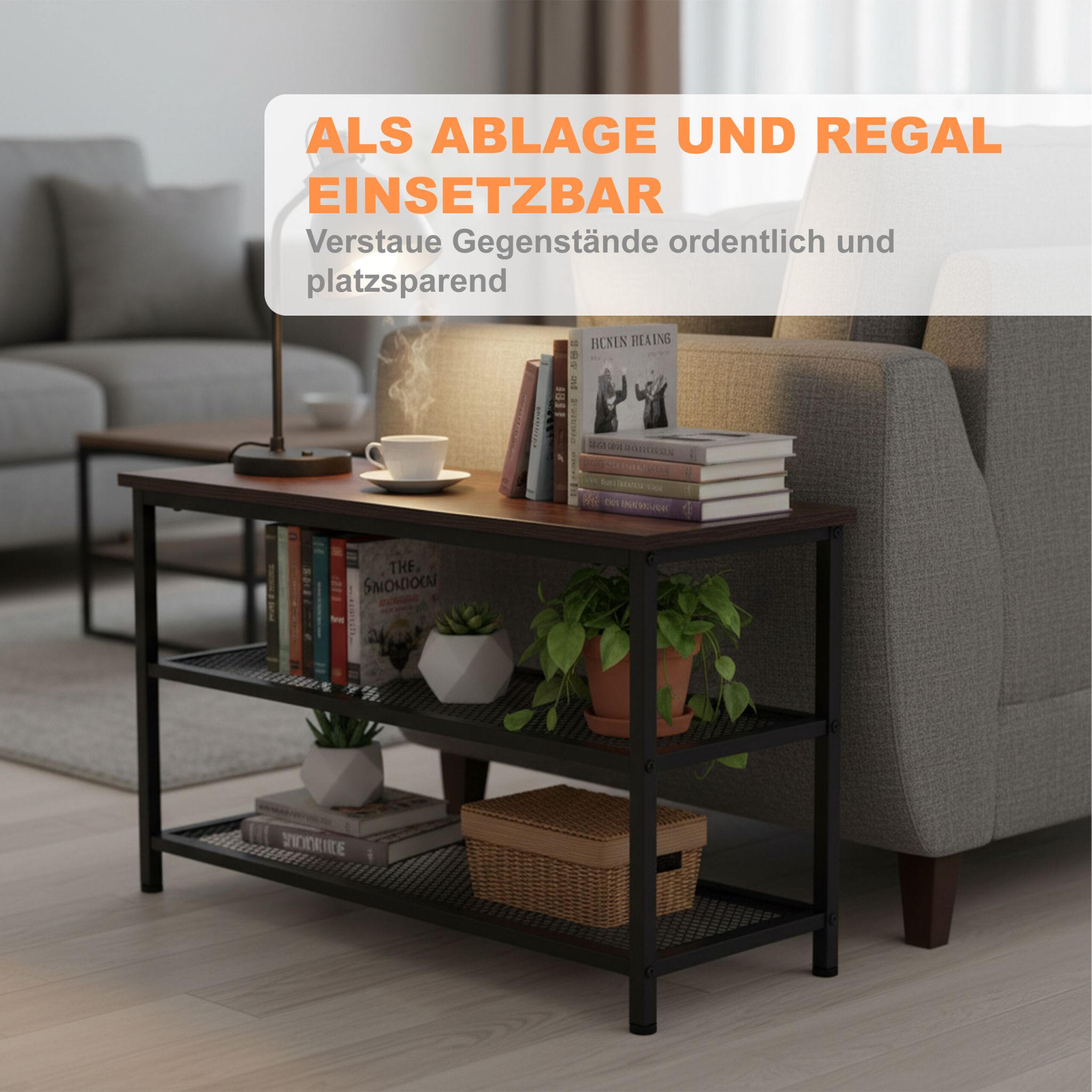 Schuhregal mit Garderobe Set Dunkelbraun-Schwarz von Relaxdays