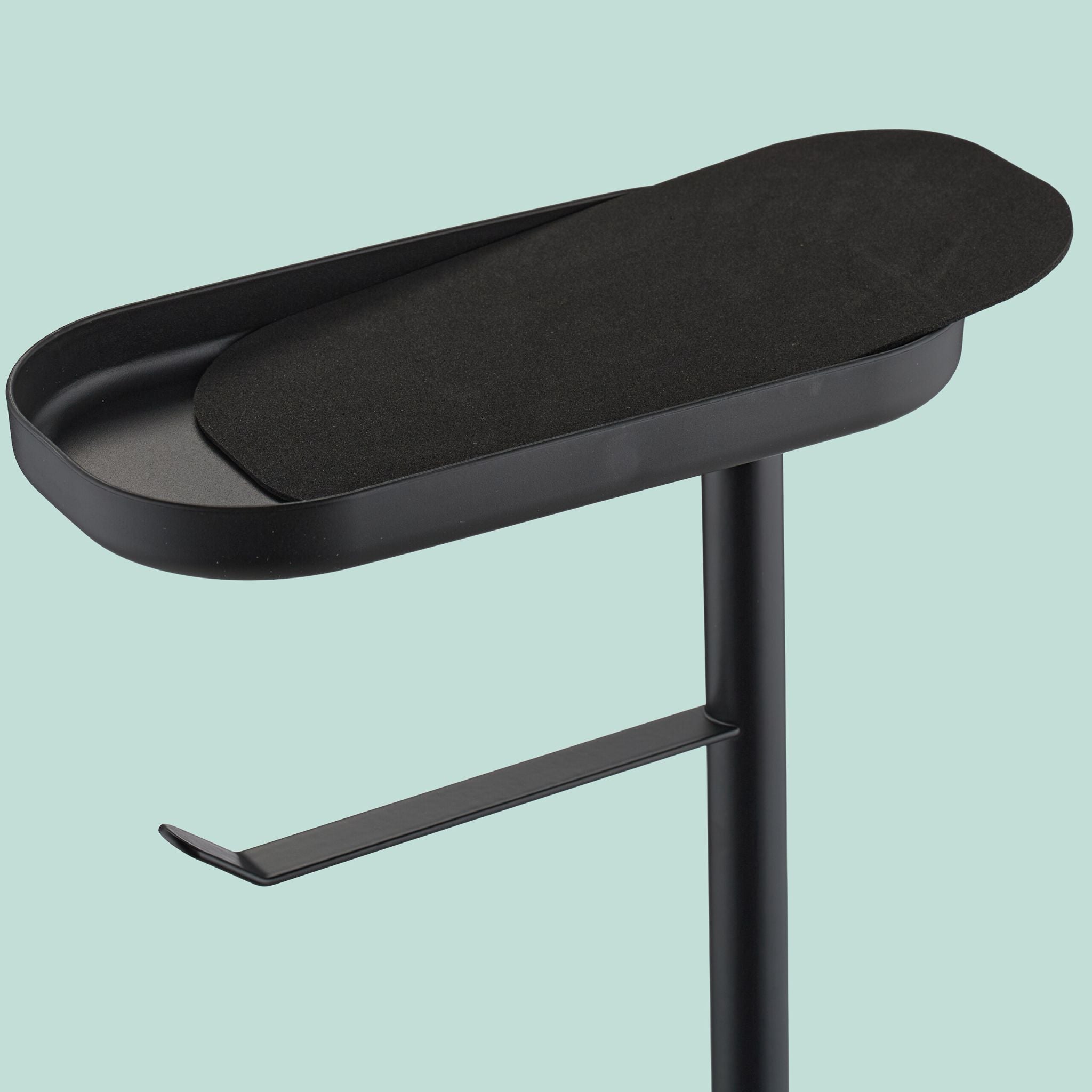 WC Garnitur Metall Schwarz
