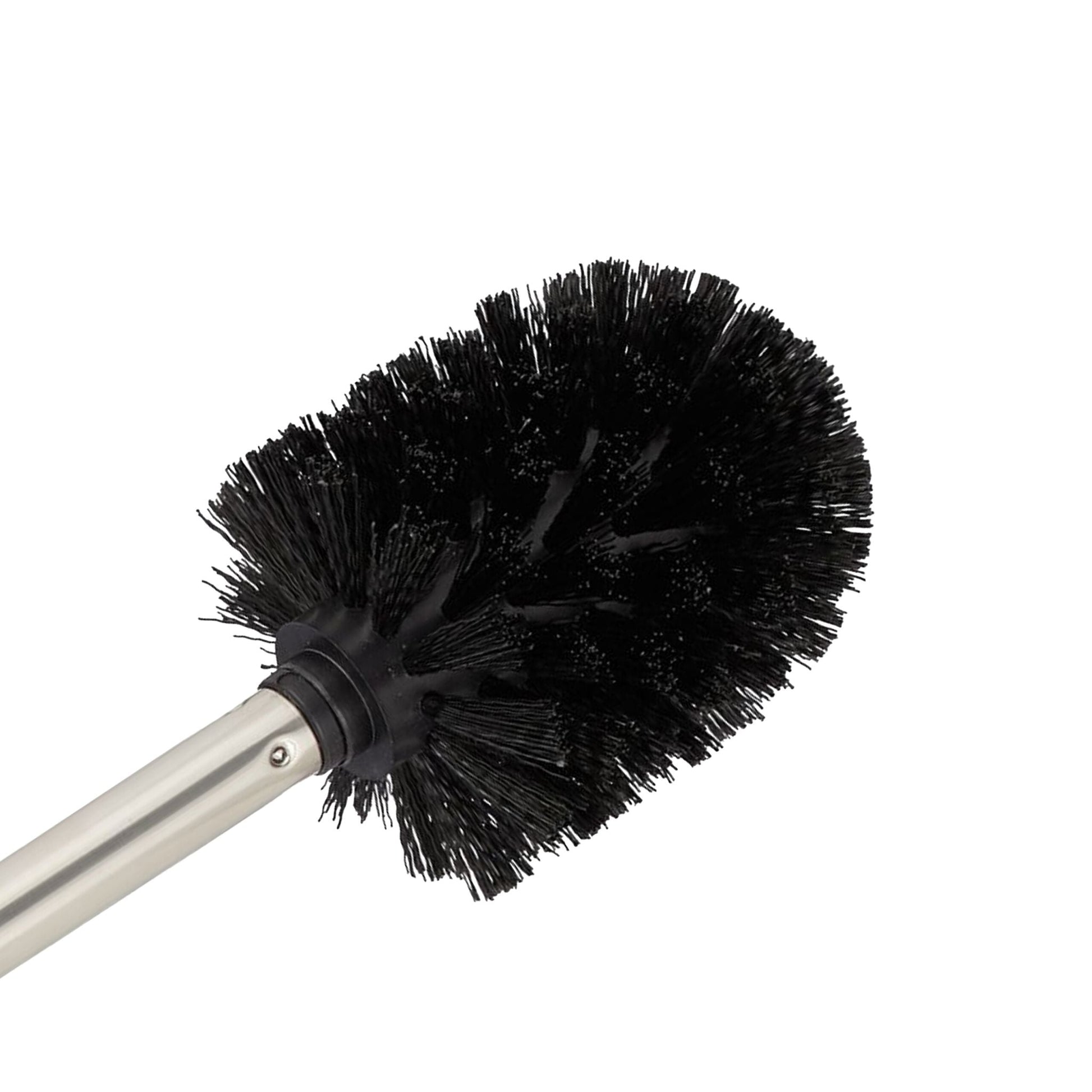 WC Garnitur Metall Schwarz-Silber von Relaxdays