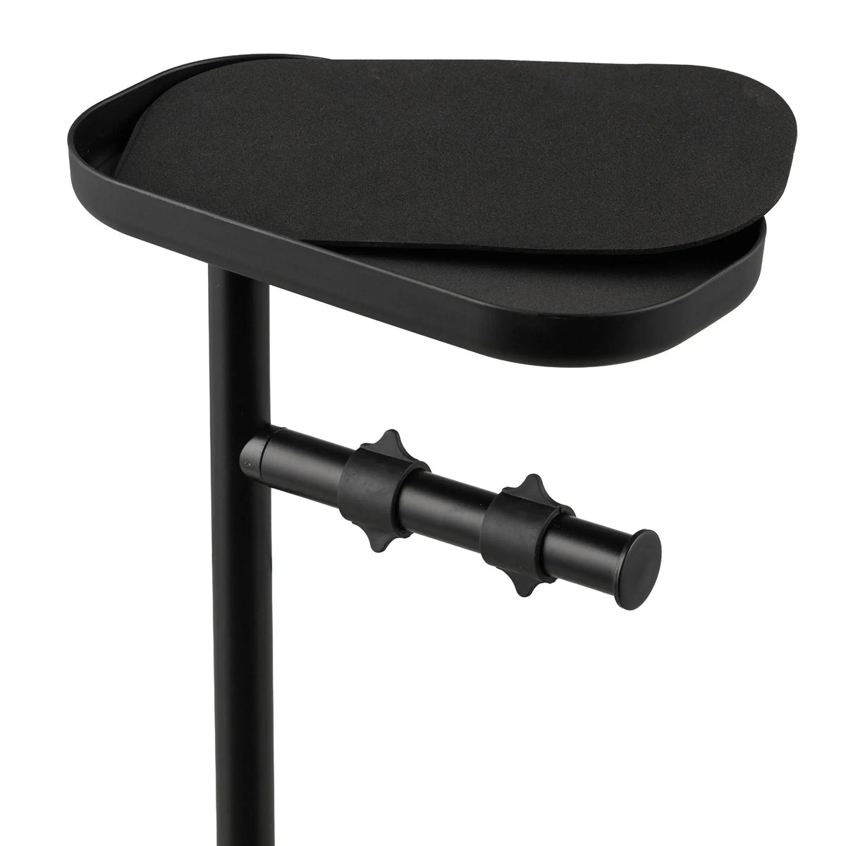 Toilettenpapierhalter mit Ablage Schwarz von Relaxdays