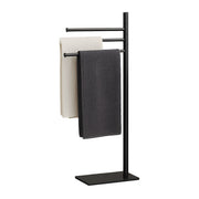 Handtuchständer mit 3 Stangen Schwarz von Relaxdays