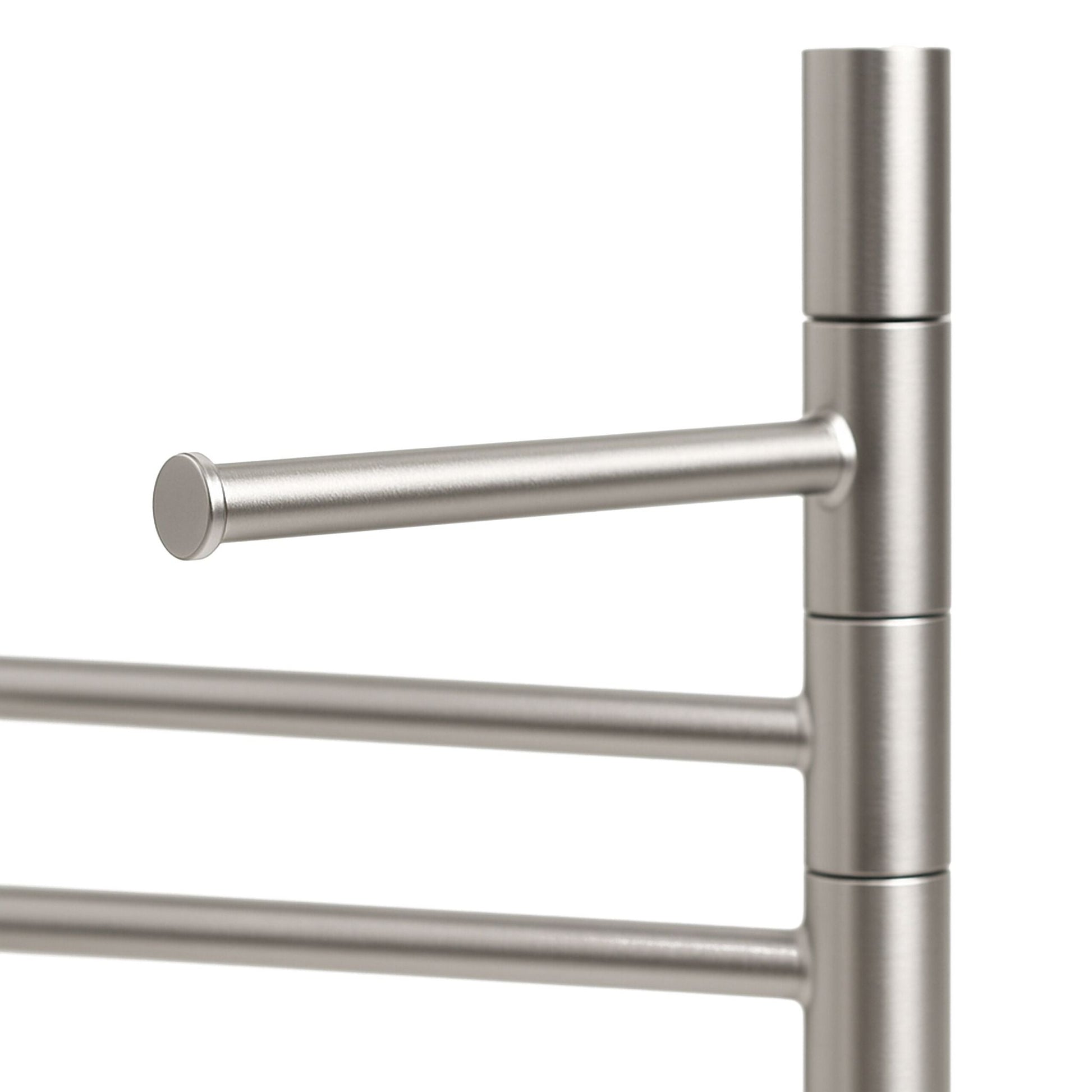 Handtuchständer mit 3 Stangen Silber von Relaxdays