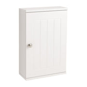 Weisser Hängeschrank Bad Weiss-Silber von Relaxdays