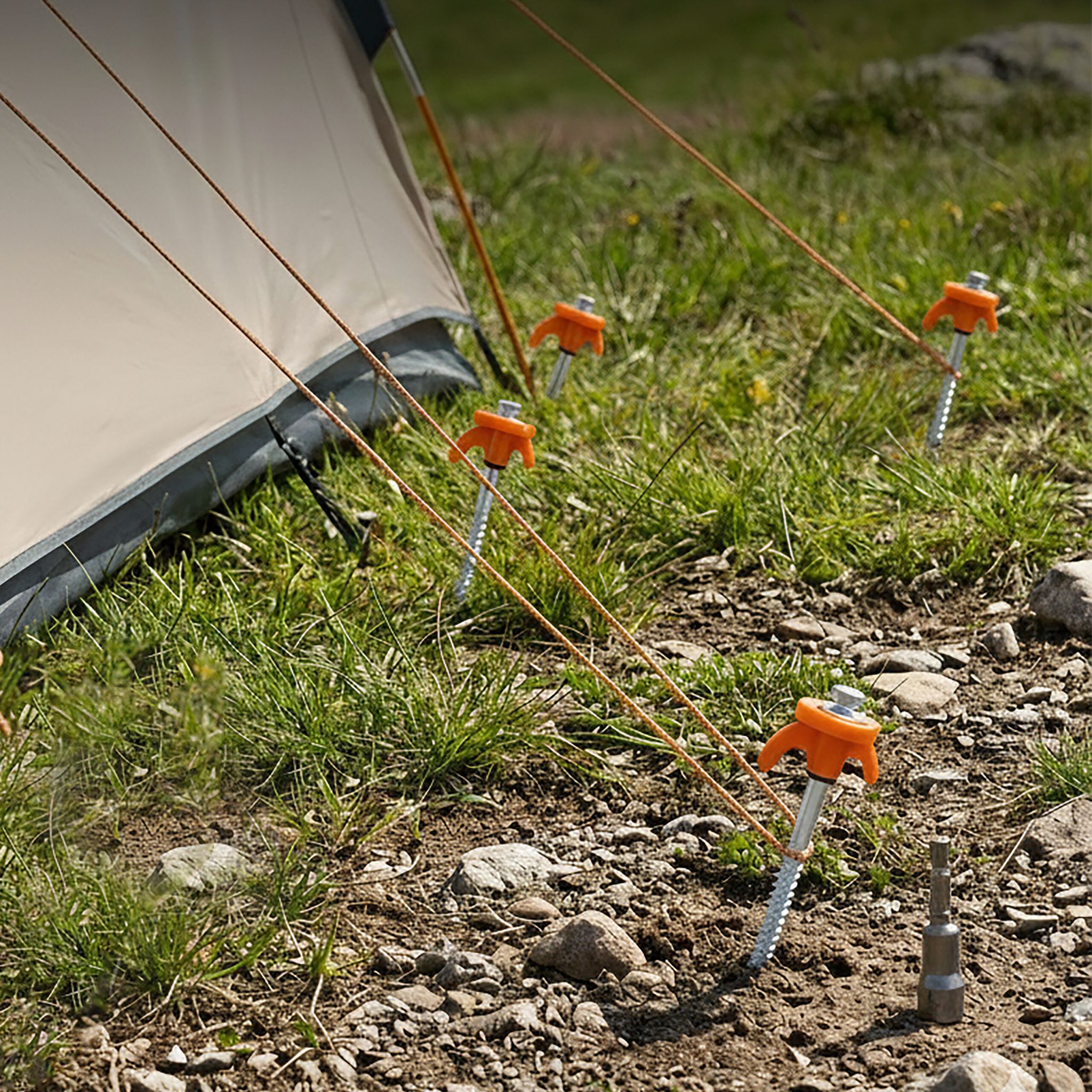 Schraubheringe 20er-Set Grau von Relaxdays