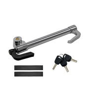 Universal Lenkradschloss für Autos Schwarz-Silber von Relaxdays