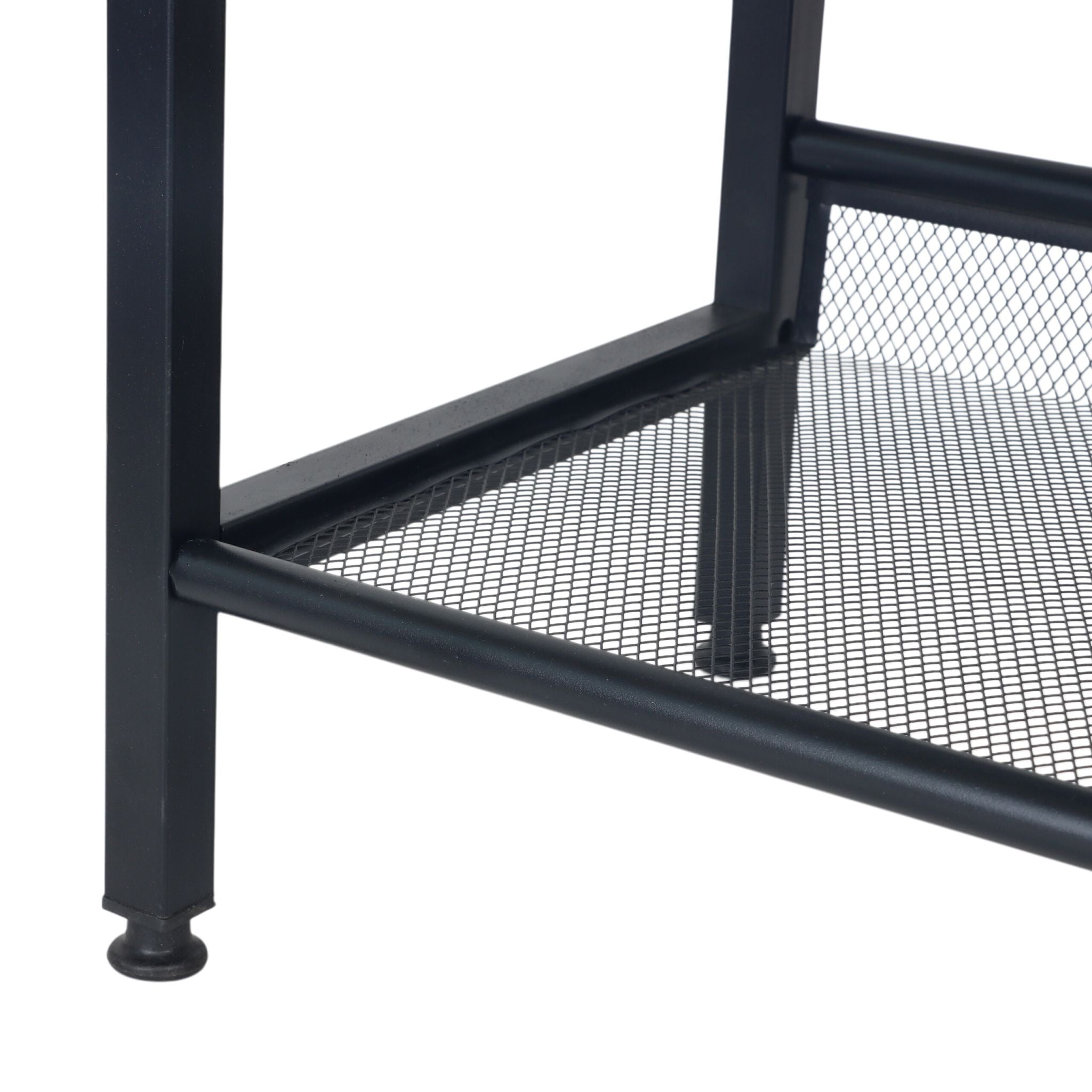 Schuhregal Industrial Style Braun-Schwarz von Relaxdays