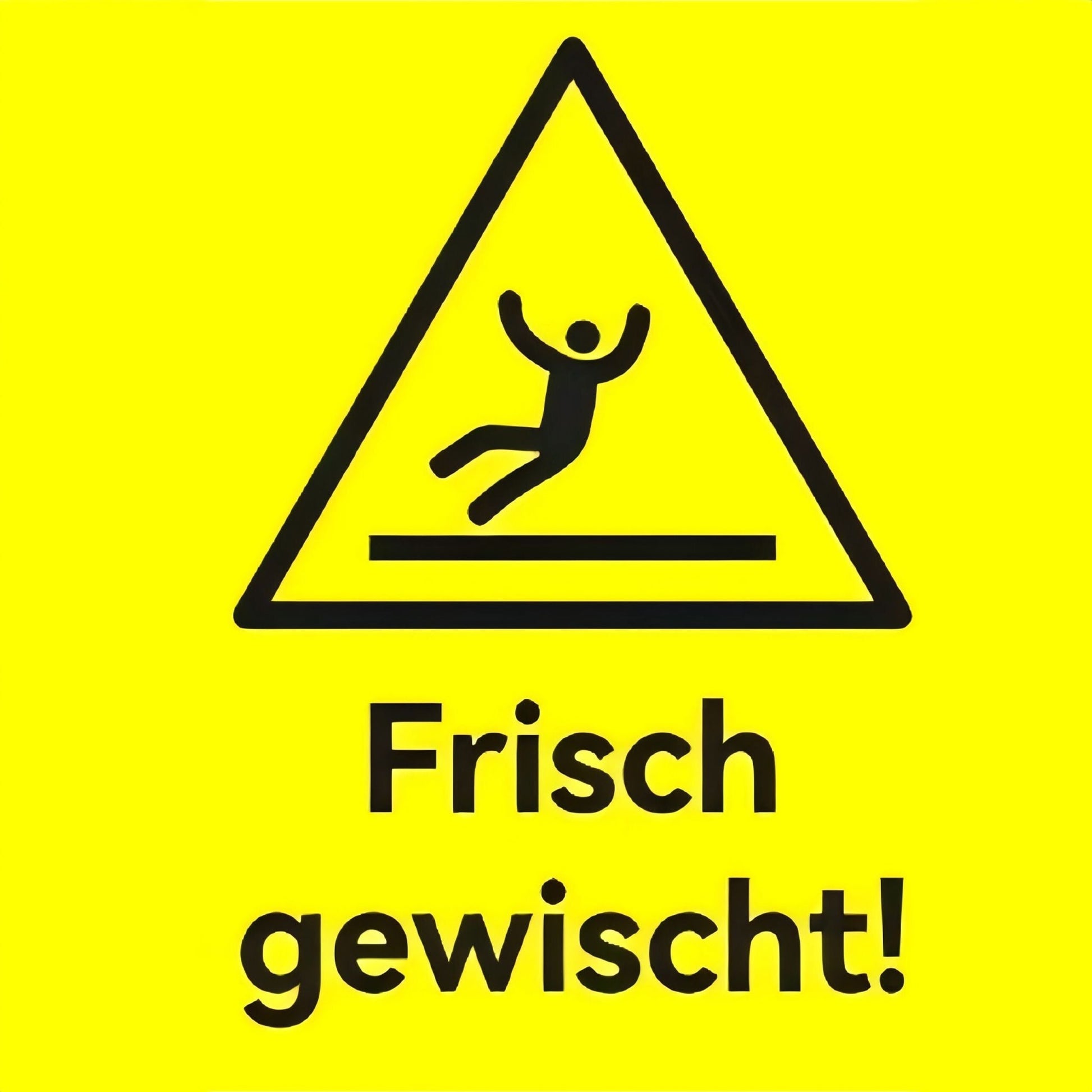 Frisch Gewischt Aufsteller 2er-Set Gelb-Schwarz von Relaxdays