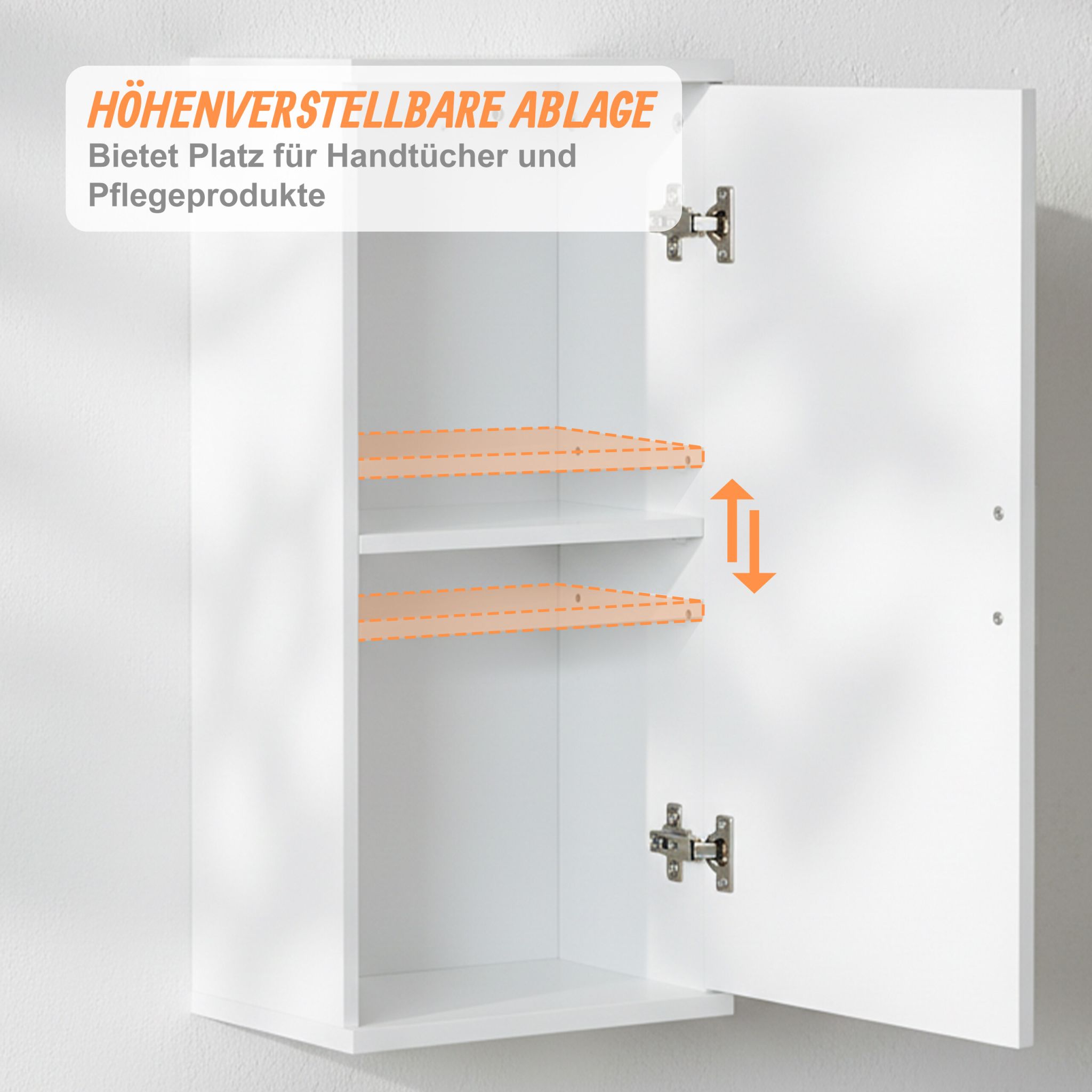 Hängeschrank Bad Weiss von Relaxdays