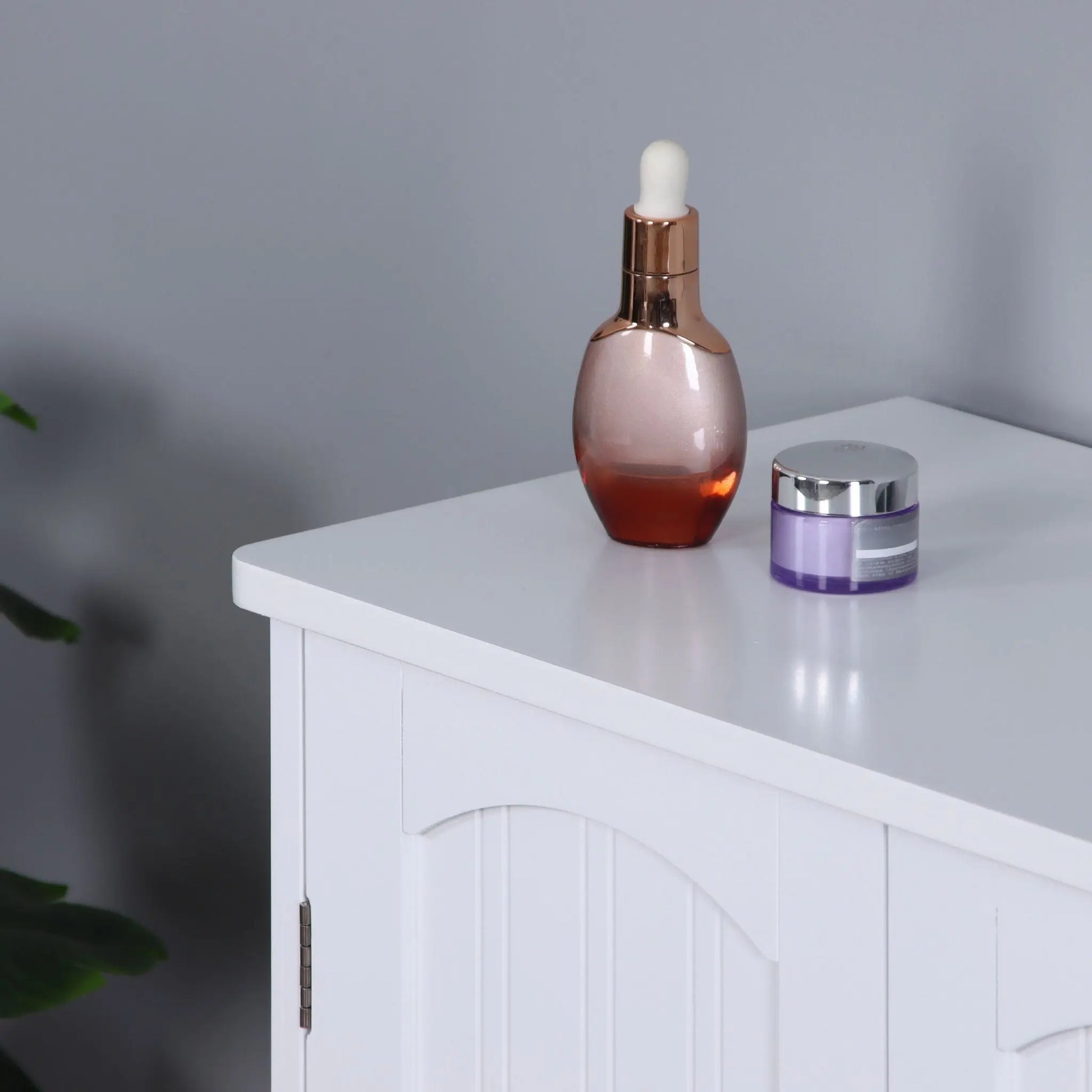 Waschbeckenunterschrank mit Einlegeboden Weiss von Relaxdays