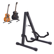 Faltbarer Gitarrenständer Schwarz von Relaxdays
