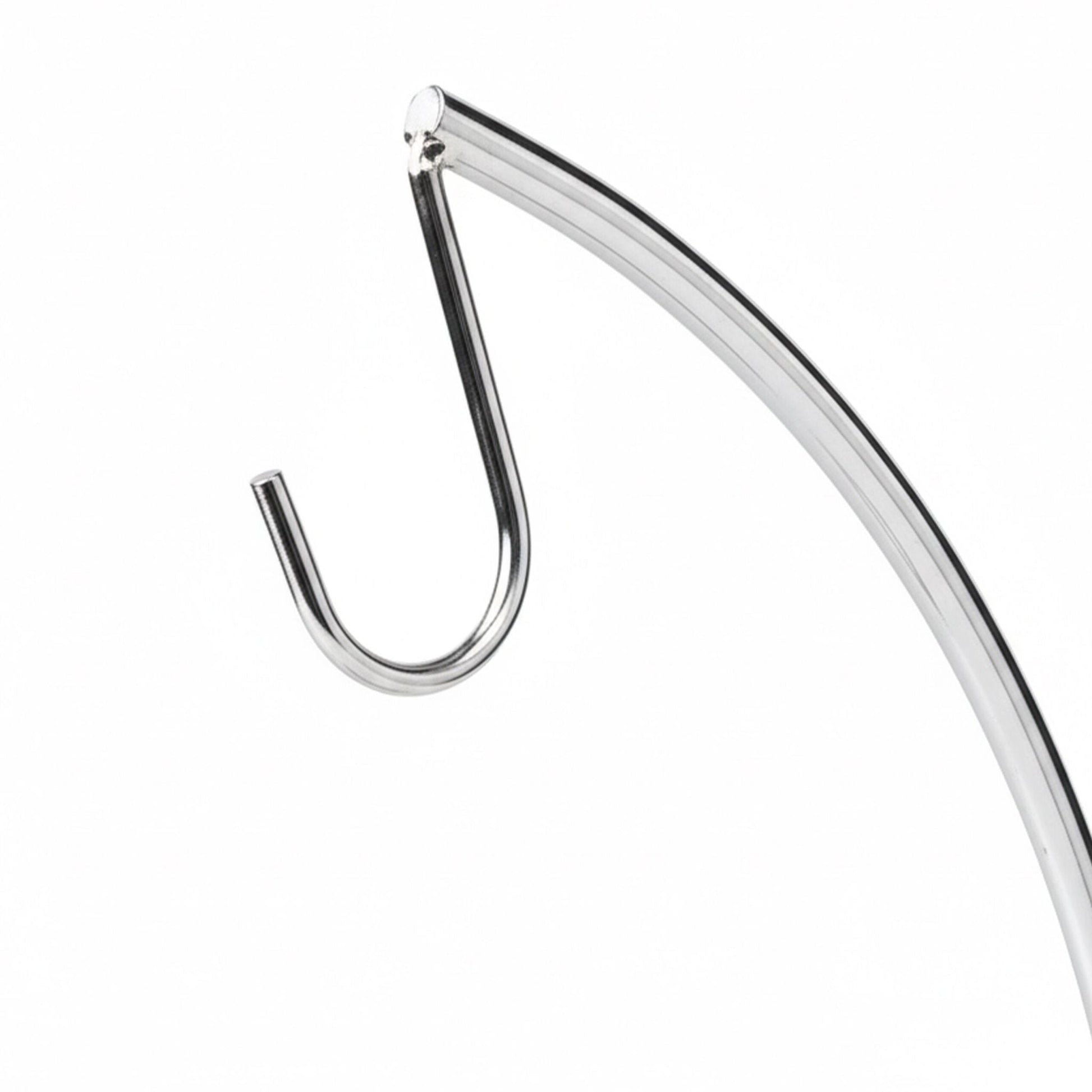 Bananenhalter Metall Silber von Relaxdays