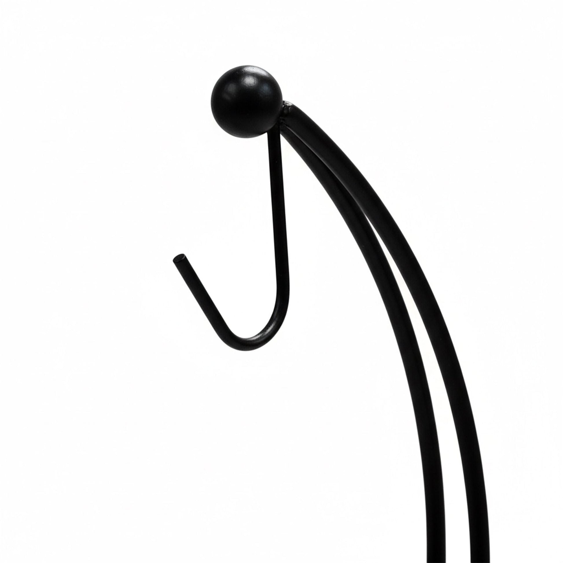 Bananenhalter Metall Schwarz von Relaxdays