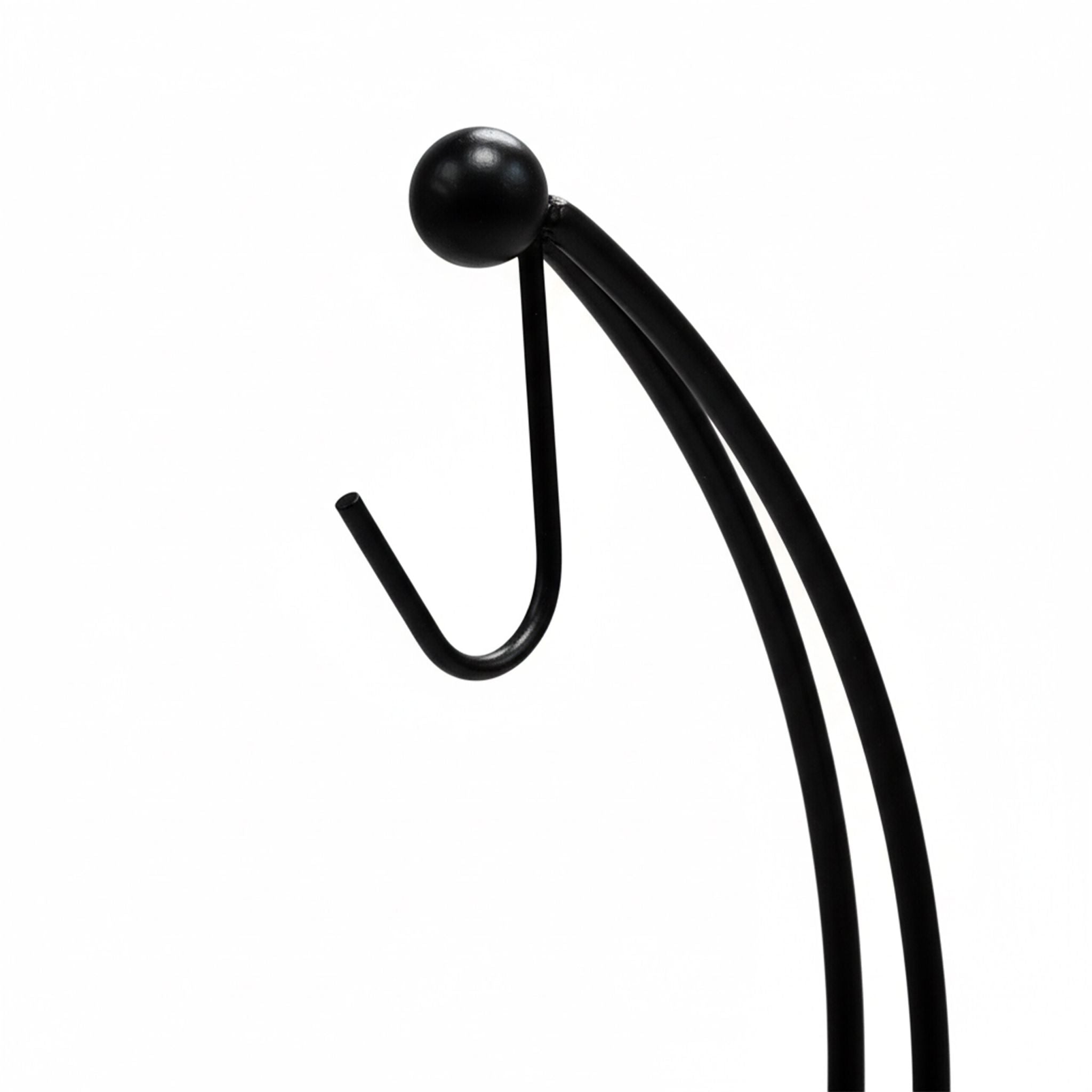 Bananenhalter Metall Schwarz von Relaxdays