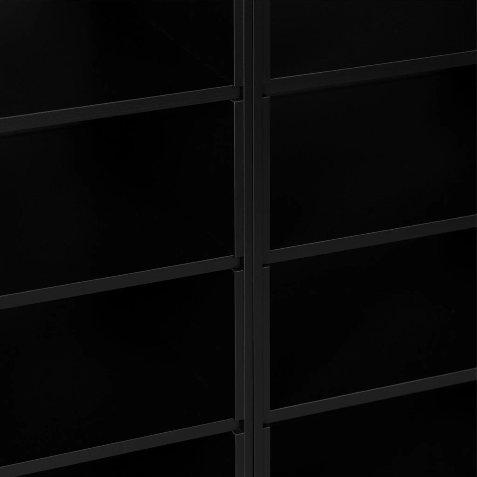 Dokumentenablage Bambus 8 Fächer Schwarz von Relaxdays