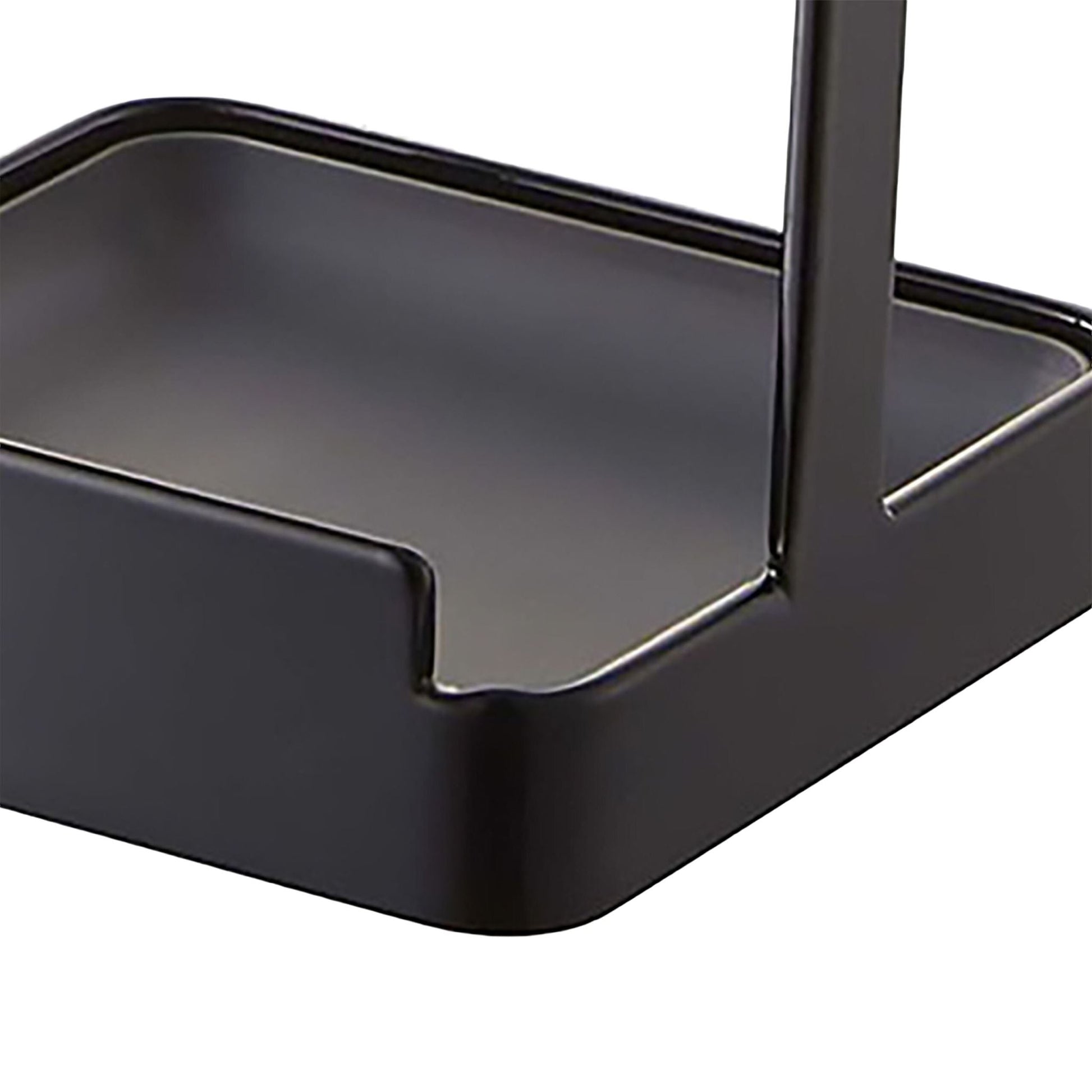 Kochlöffel Ständer & Topfdeckelhalter Schwarz von Relaxdays