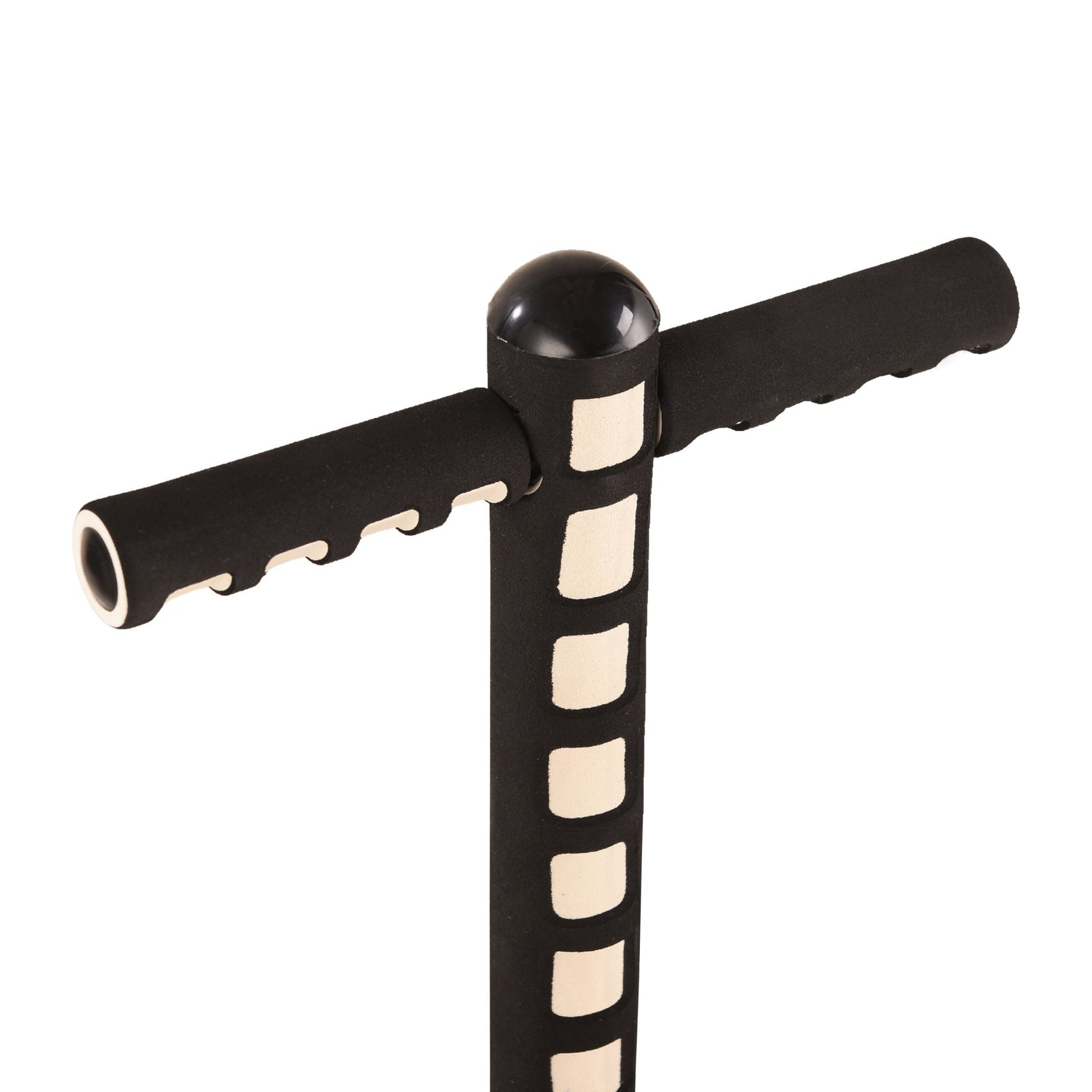 Pogo Stick für Kinder 35 kg Schwarz-Silber von Relaxdays