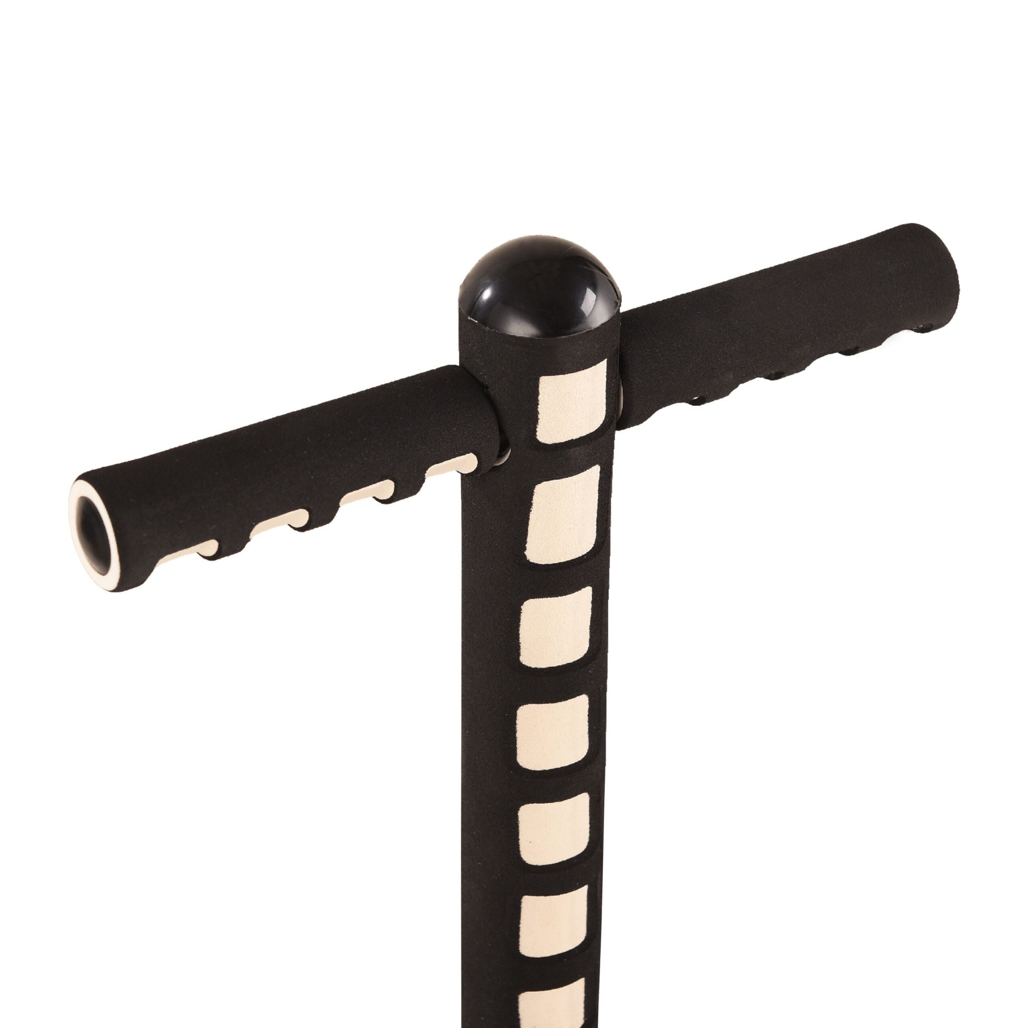 Pogo Stick für Kinder 35 kg Schwarz-Silber von Relaxdays