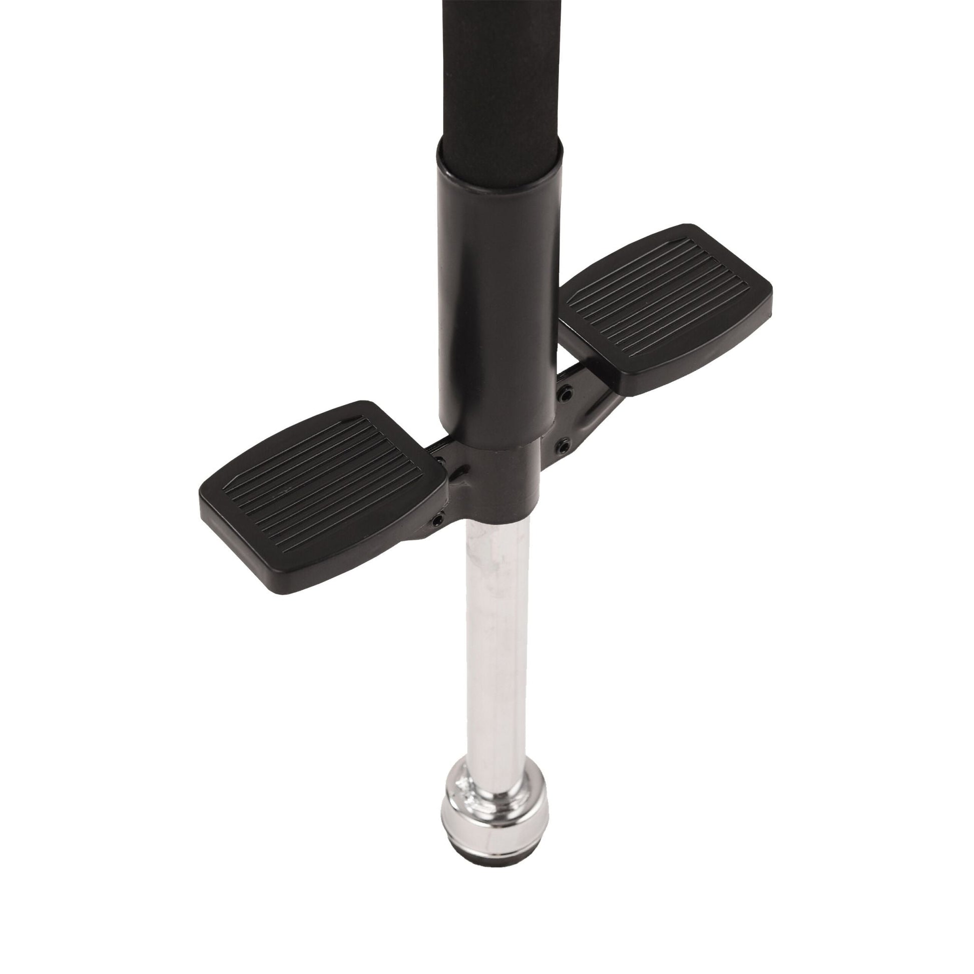 Pogo Stick für Kinder 35 kg Schwarz-Silber von Relaxdays