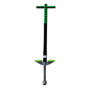 Pogo Stick für Kinder 35 kg Grün-Schwarz-Silber von Relaxdays