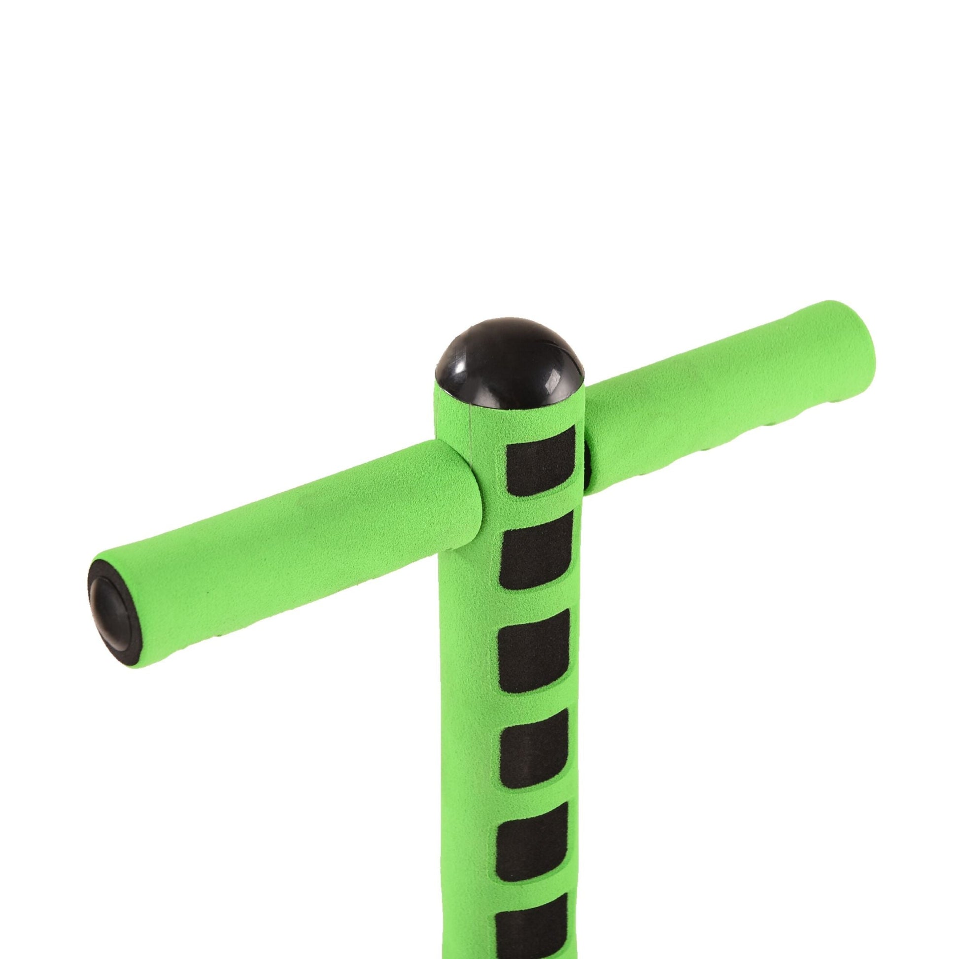 Pogo Stick für Kinder 35 kg Grün-Schwarz-Silber von Relaxdays
