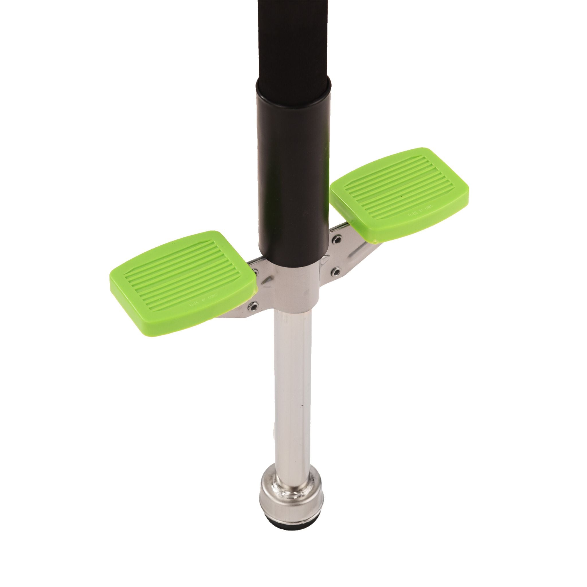 Pogo Stick für Kinder 35 kg Grün-Schwarz-Silber von Relaxdays