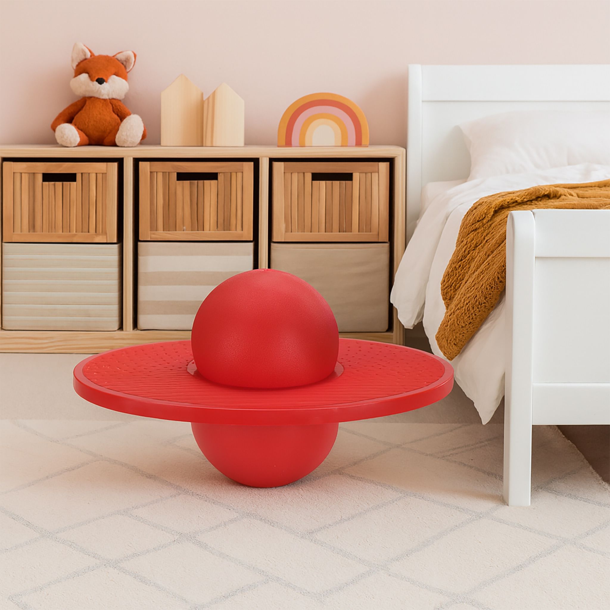 Pogo Ball für Kinder bis 100 kg Lila von Relaxdays