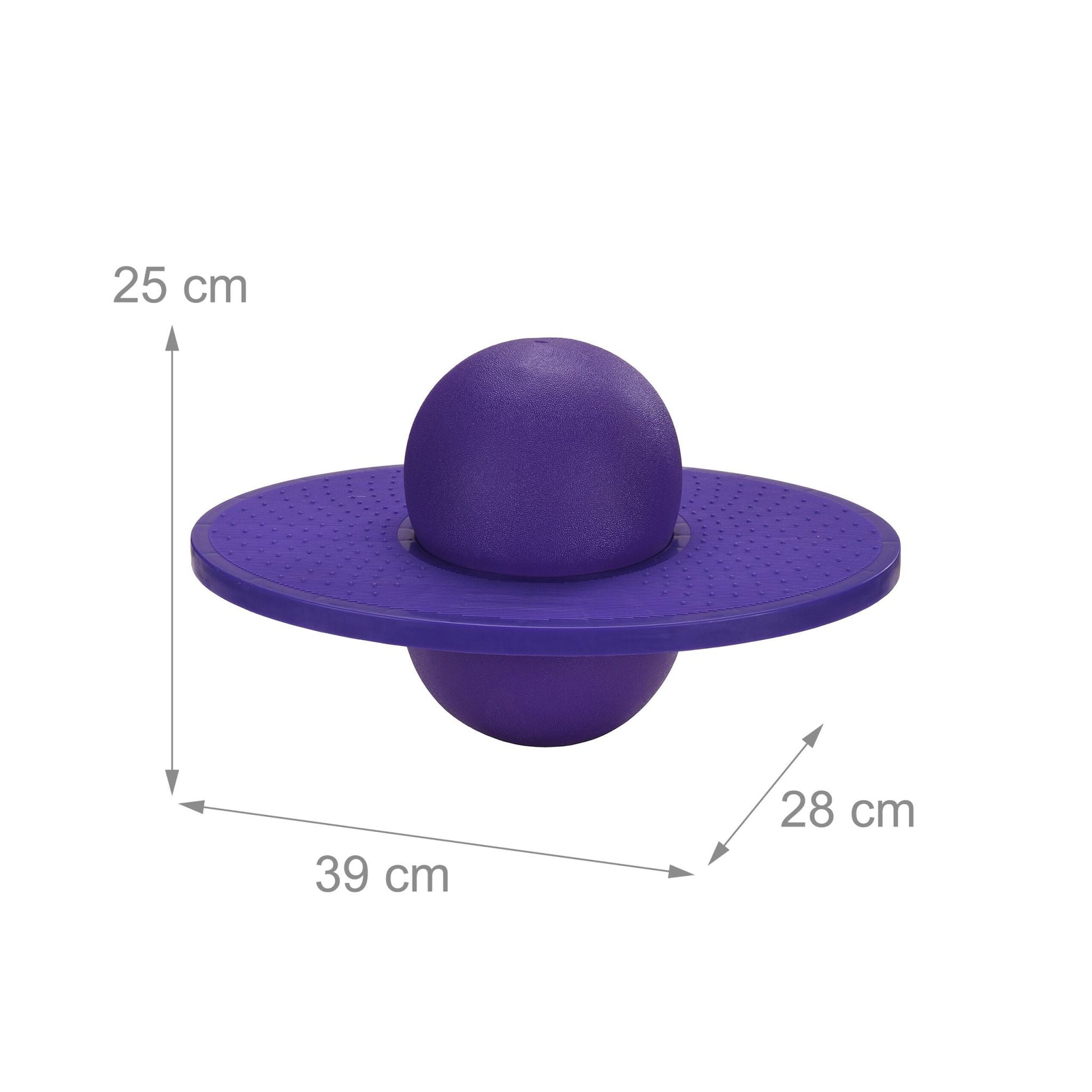 Pogo Ball für Kinder bis 100 kg Lila von Relaxdays