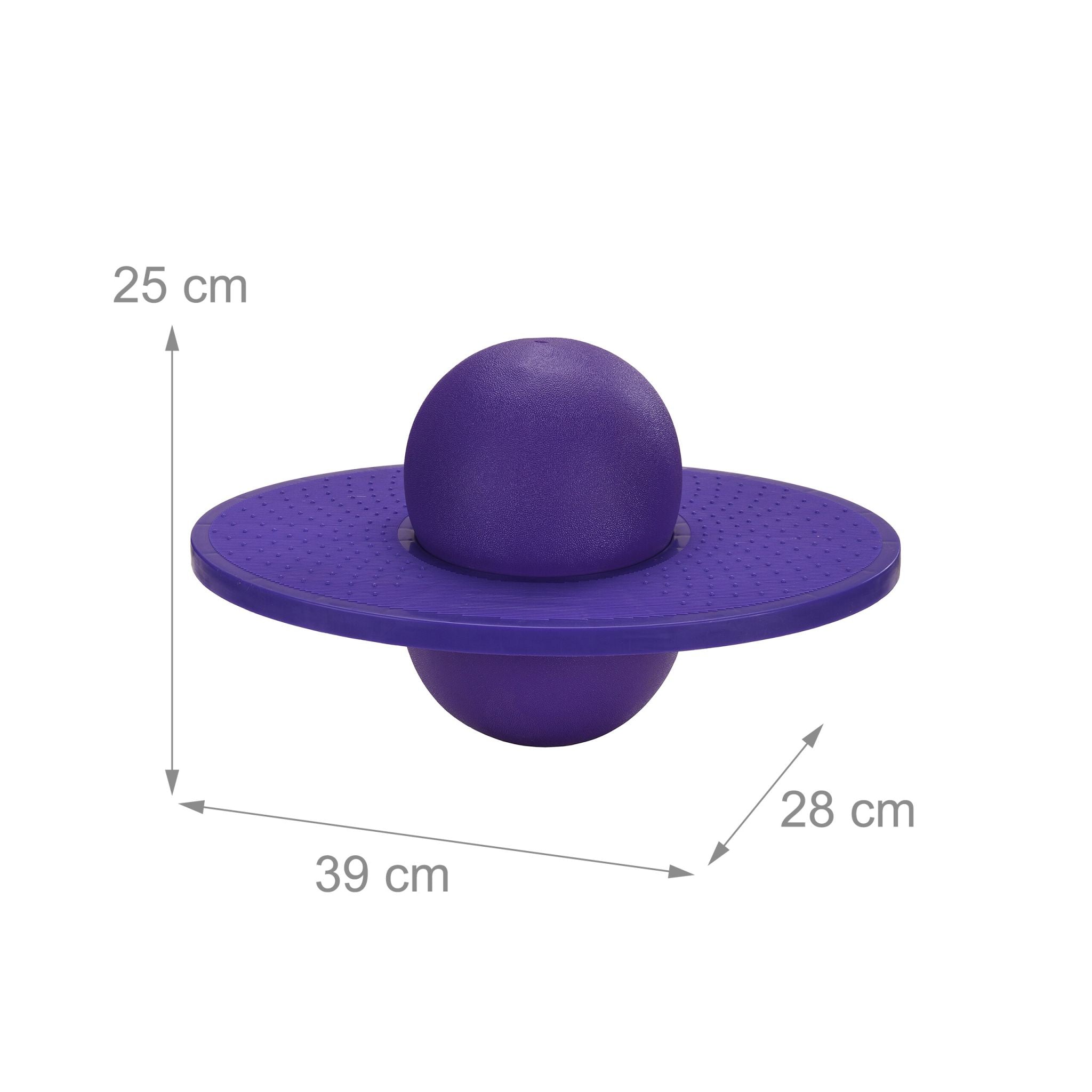 Pogo Ball für Kinder bis 100 kg Lila von Relaxdays