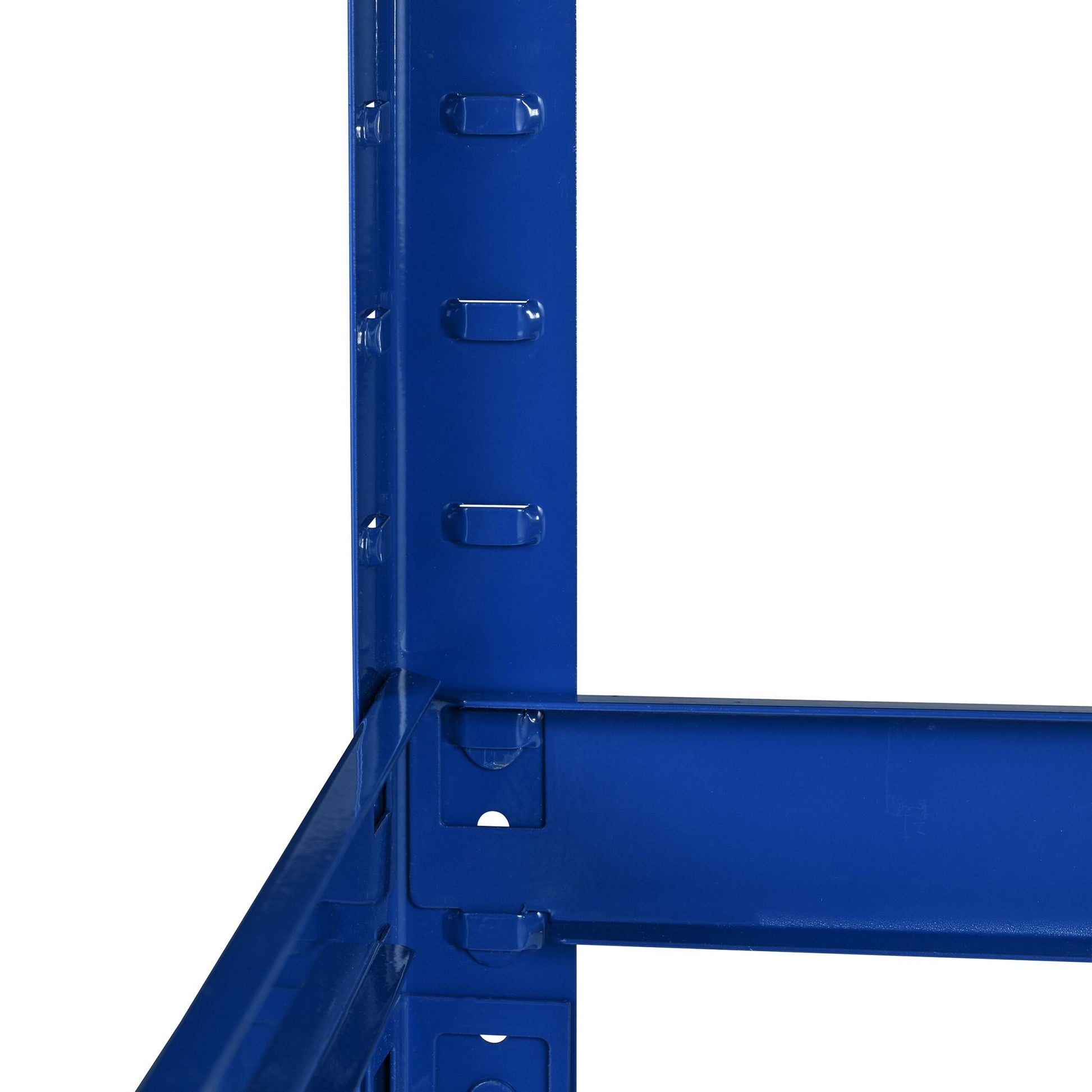 Reifenregal für 8 Reifen Blau-Hellbraun-Schwarz von Relaxdays