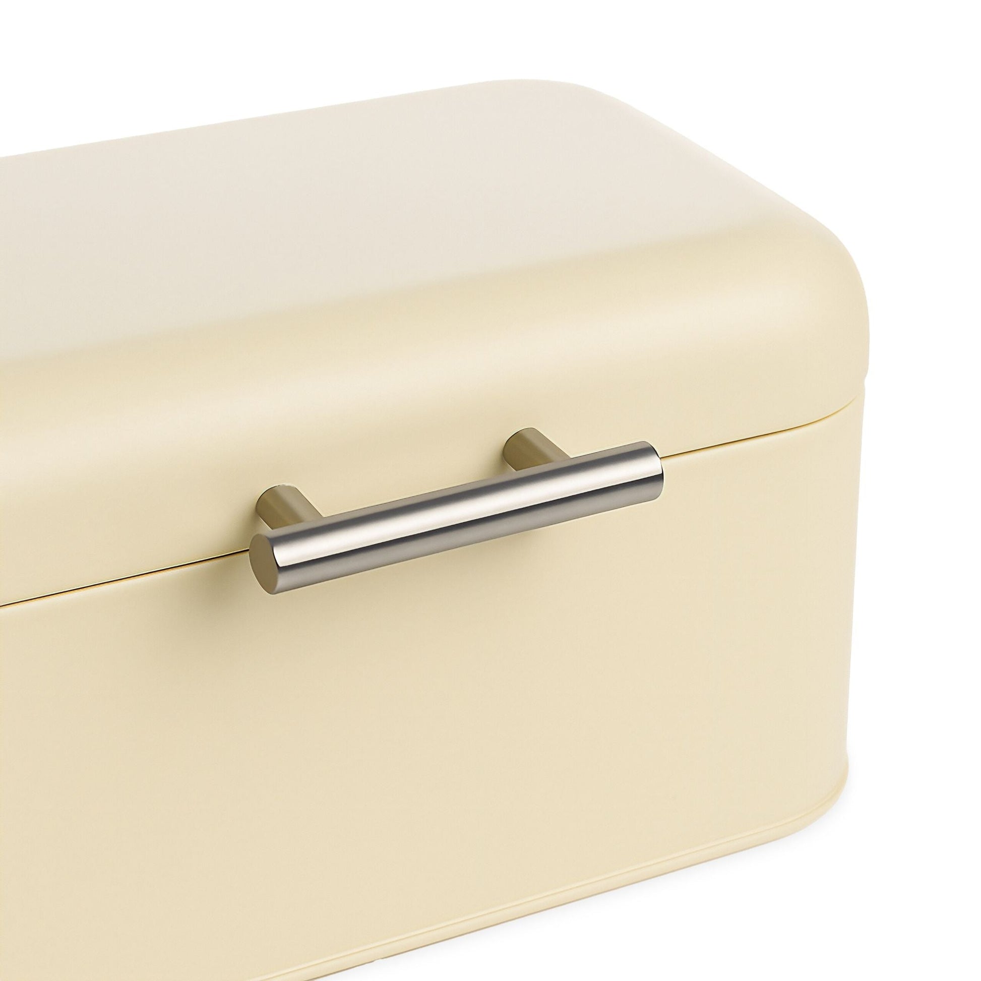 Brotkasten mit Deckel und Brotbeutel Beige-Hellbraun von Relaxdays