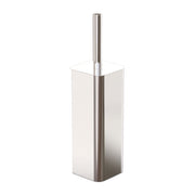 WC-Bürstenhalter mit Klobürste Edelstahl Silber