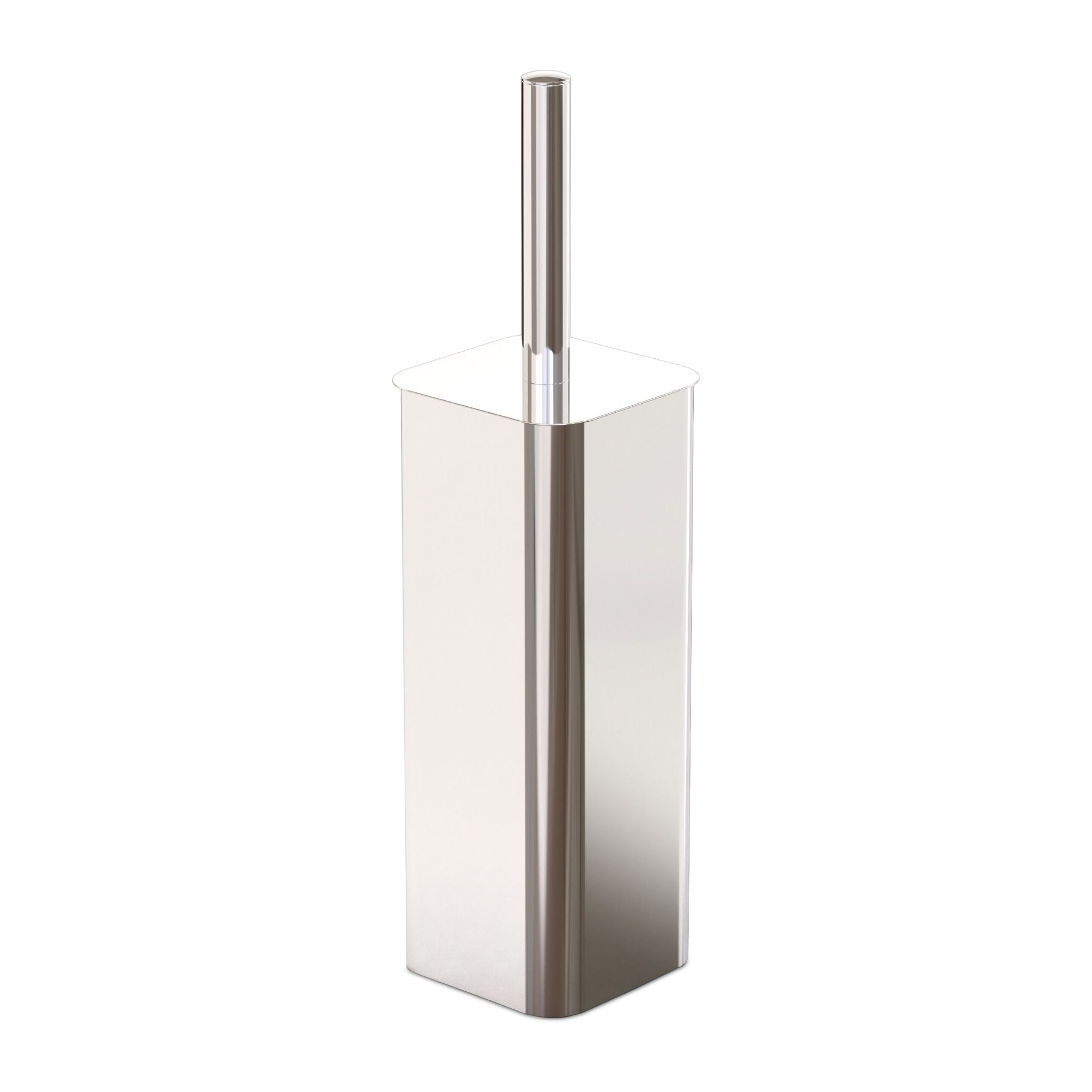 WC-Bürstenhalter mit Klobürste Edelstahl Silber