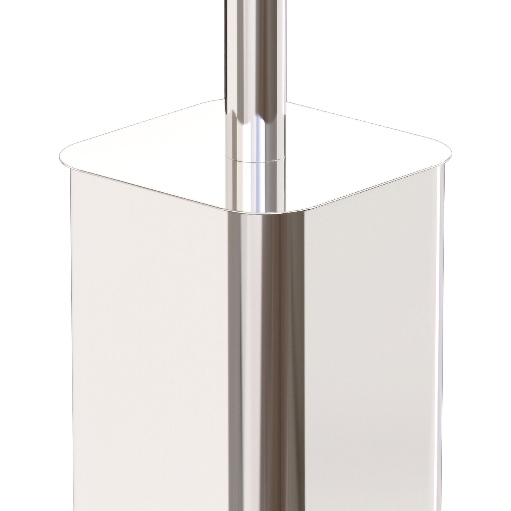 WC-Bürstenhalter mit Klobürste Edelstahl Silber