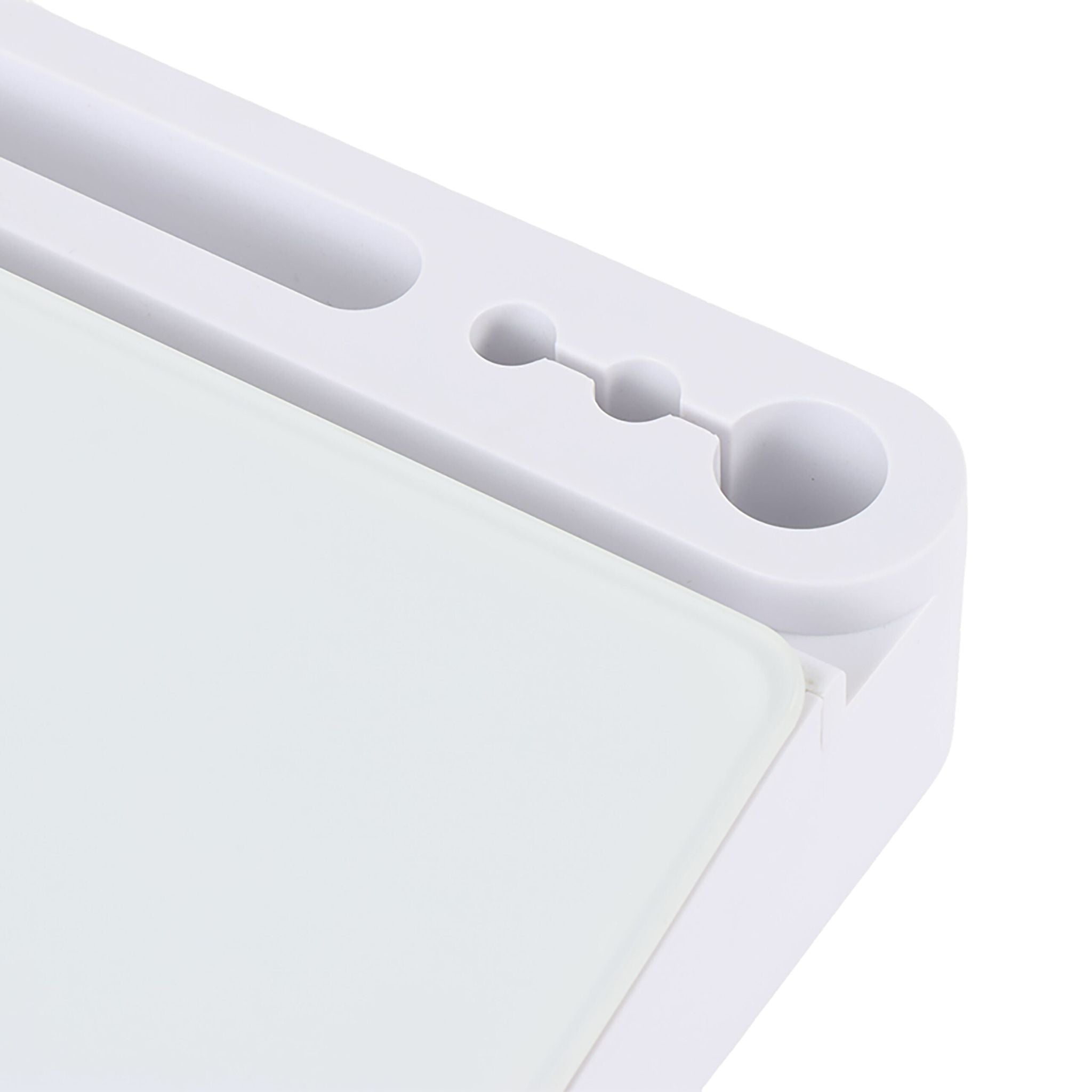 Schreibtisch Organizer mit Whiteboard Weiss