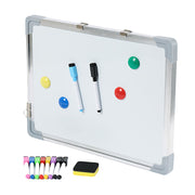 Whiteboard mit Zubehör Weiss-Silber