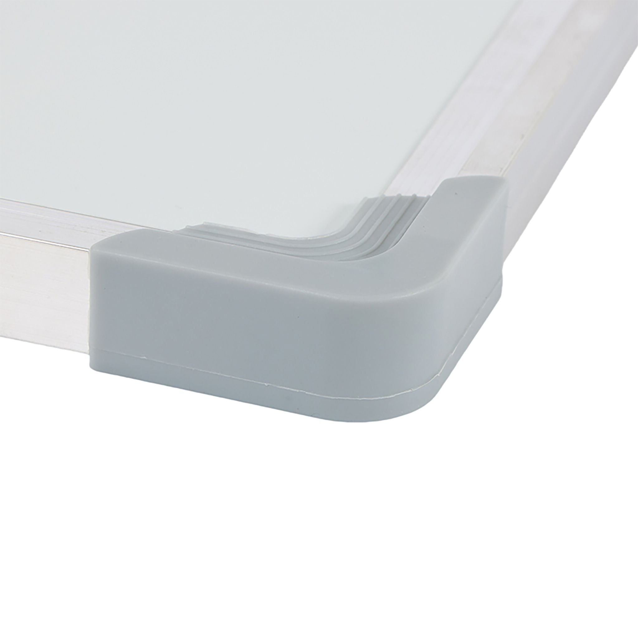 Whiteboard mit Zubehör Weiss-Silber
