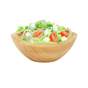 Salatschüssel Bambus Hellbraun von Relaxdays