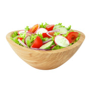 Salatschüssel Bambus Hellbraun von Relaxdays