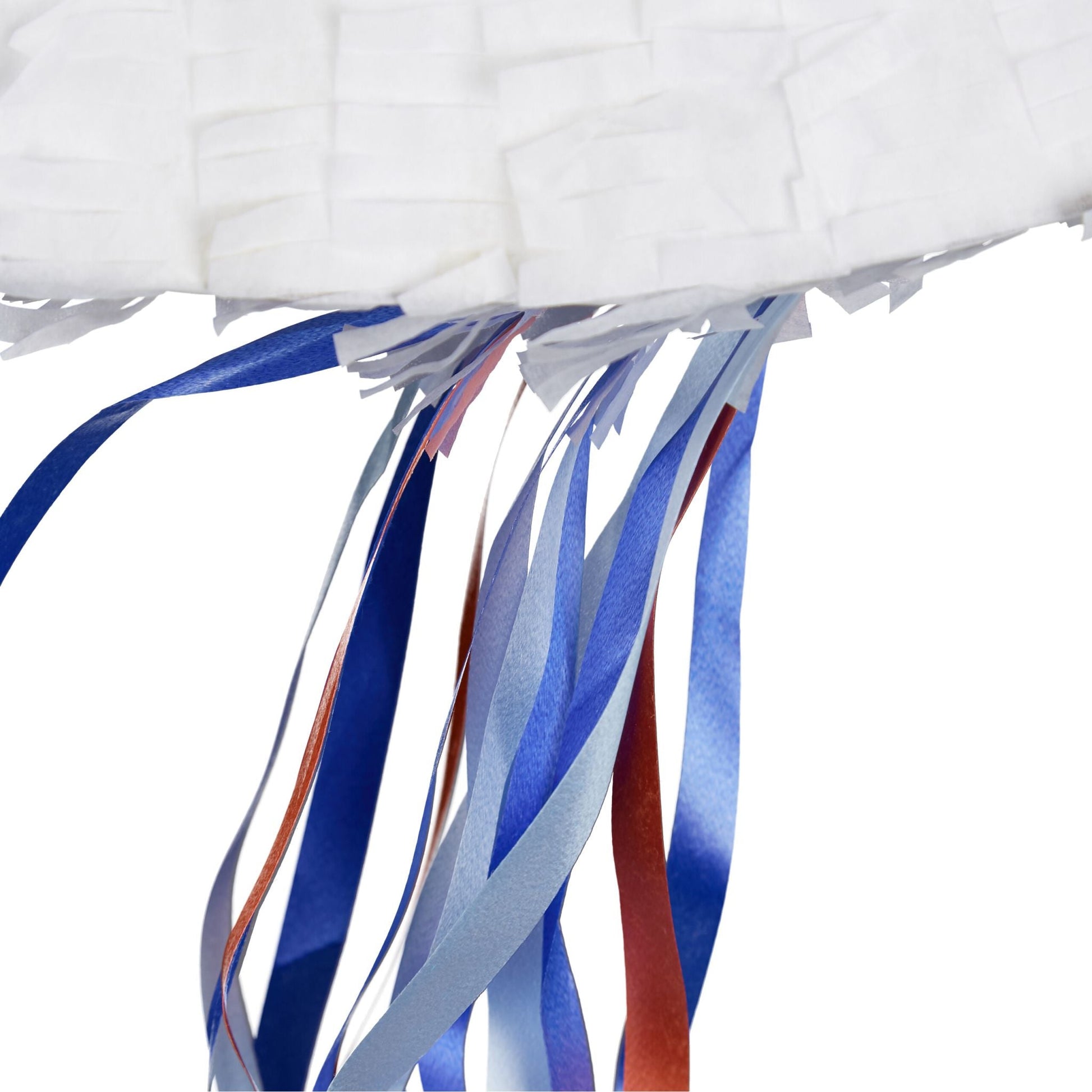 Pinata Hai mit Stab und Maske Weiss-Blau-Schwarz von Relaxdays