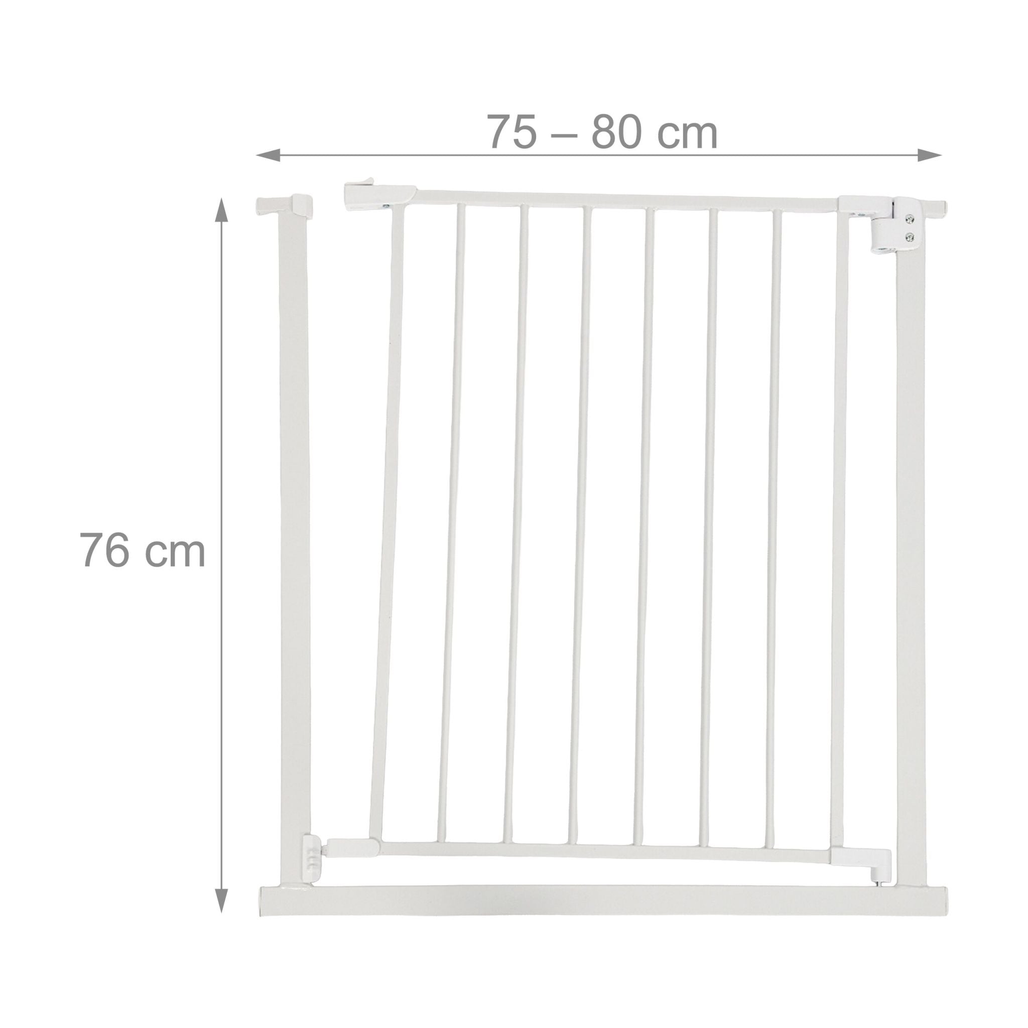 Treppenschutzgitter 75–100cm Weiss