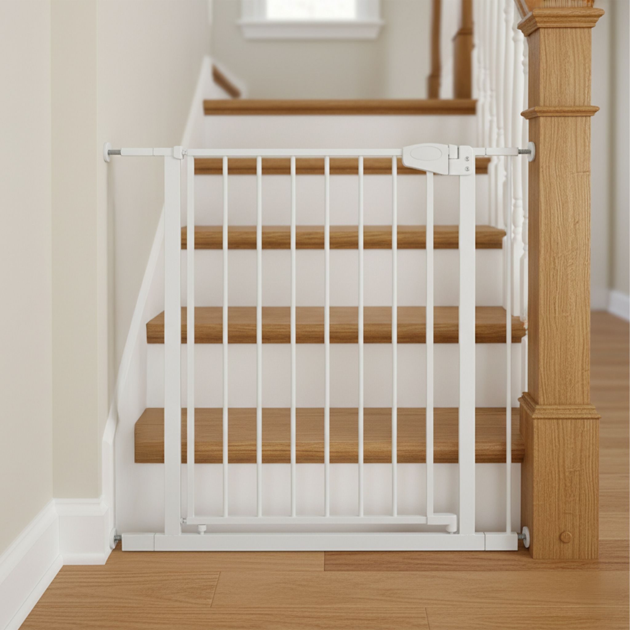 Treppenschutzgitter 75–100cm Weiss